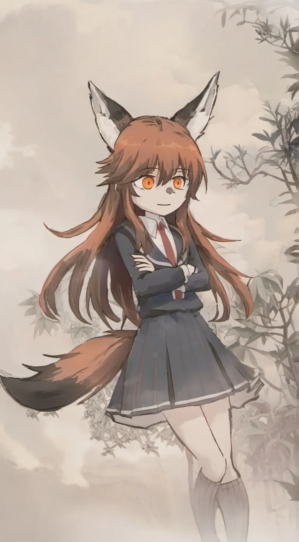 ai character: Kitski background
