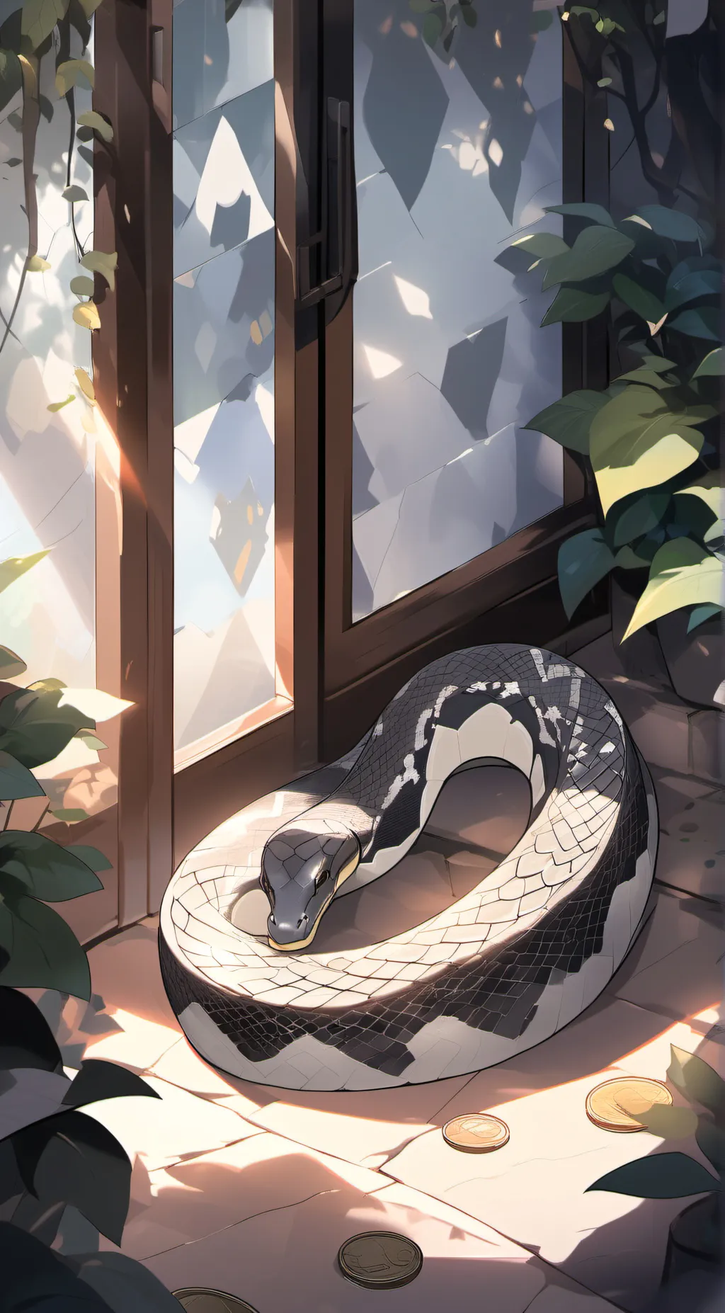ai character: freindly noodle background