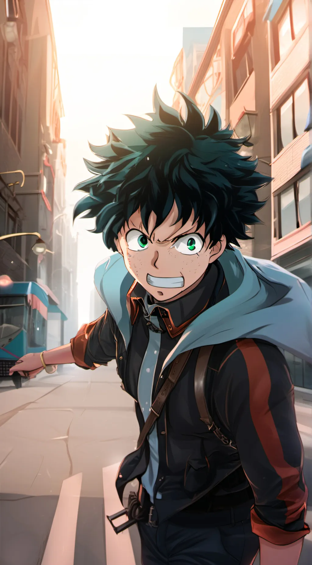 ai character: mha vs villains background