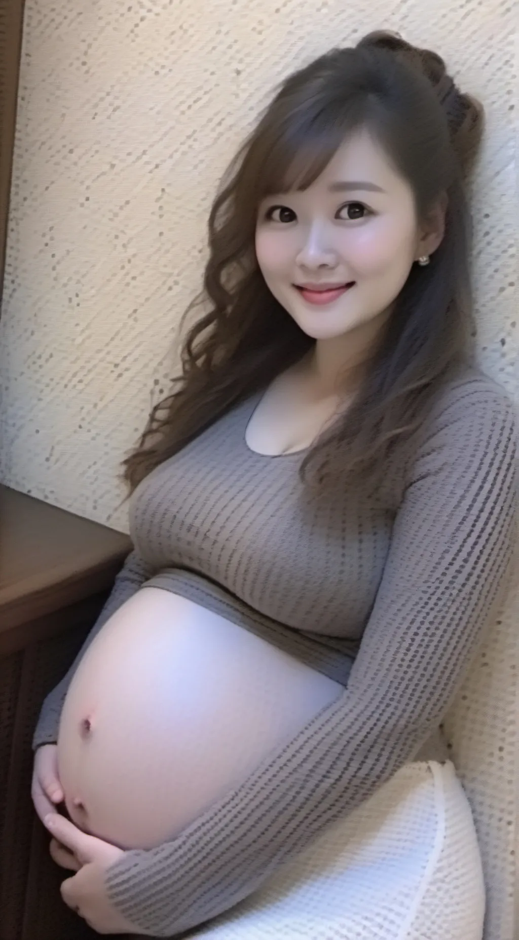 ai character: pregnant mia background