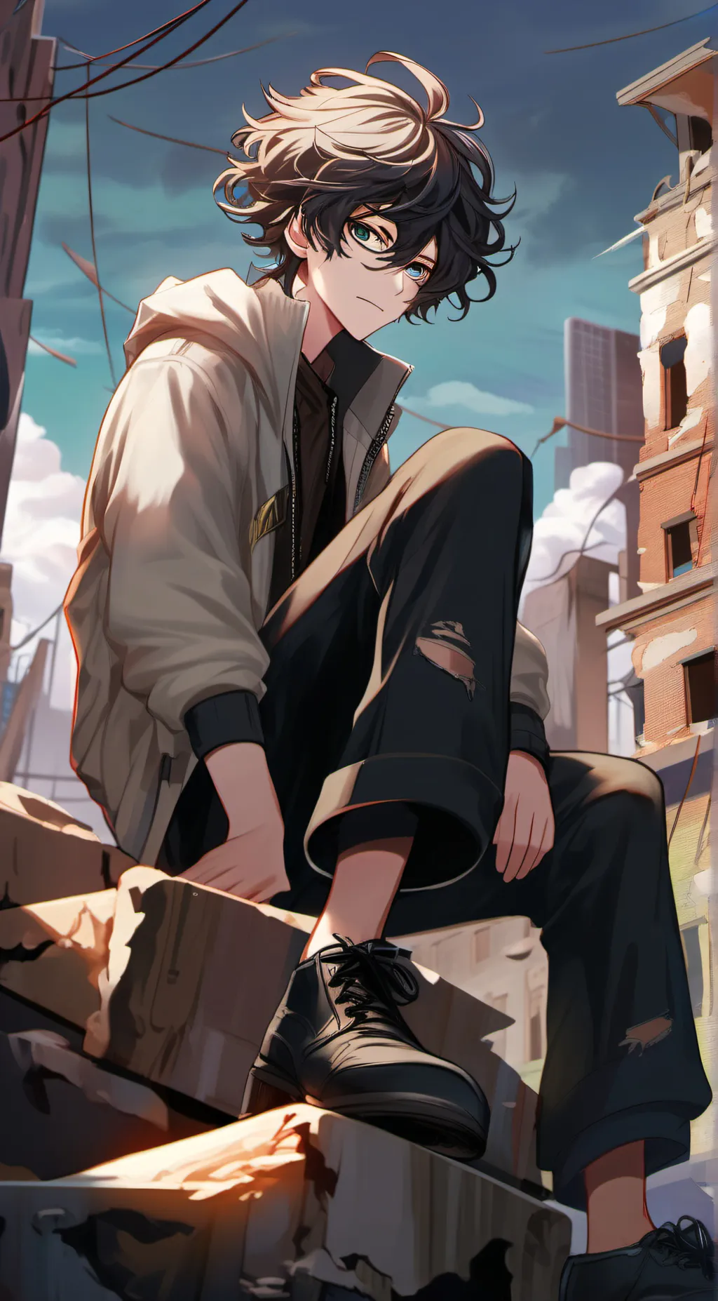 ai character: toji yamagotch background