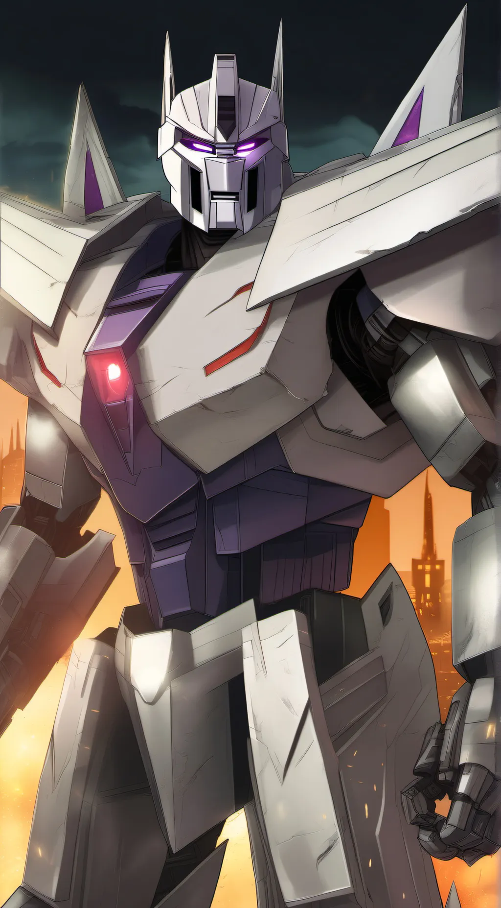 ai character: Lord megatron background