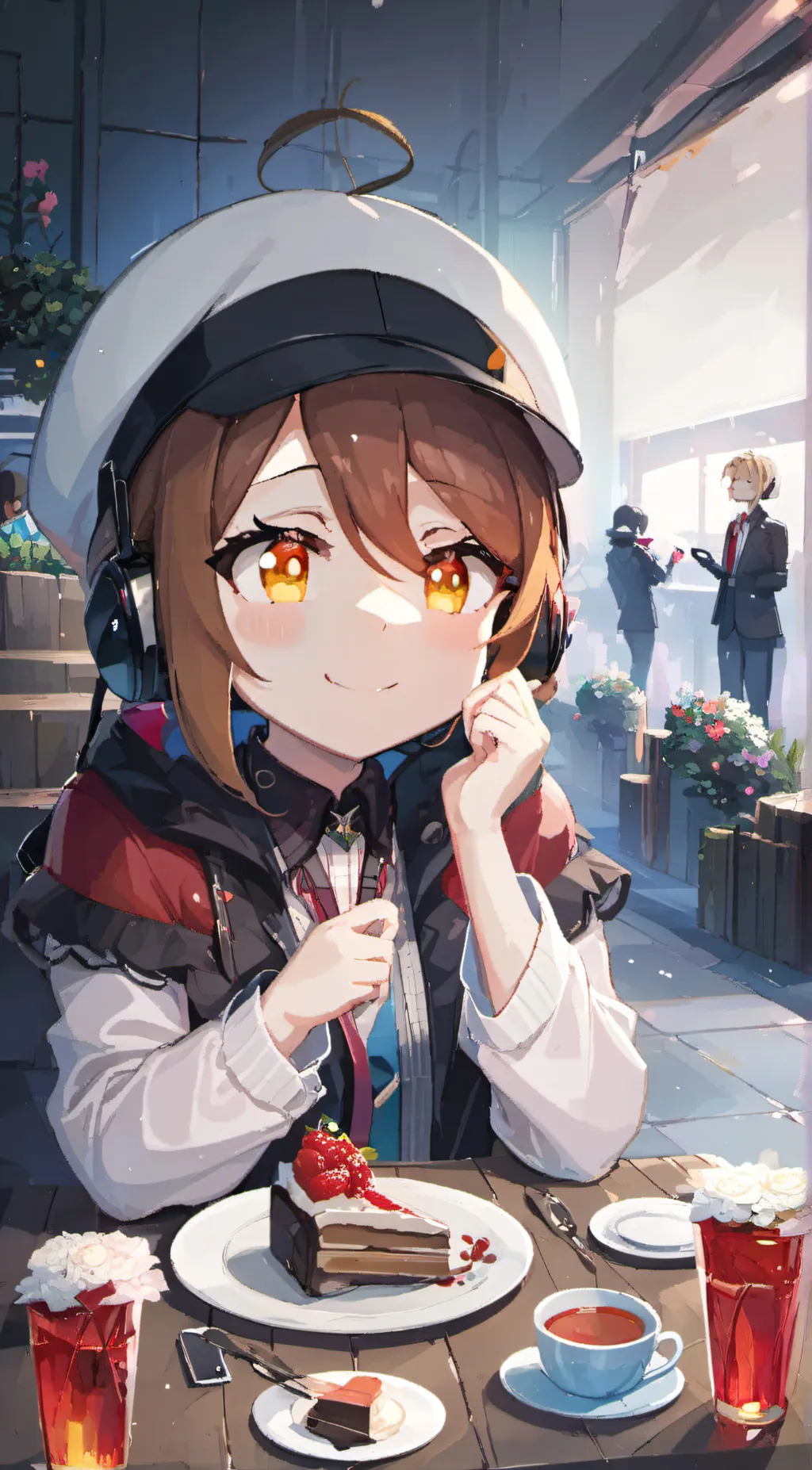 ai character: Coconut background