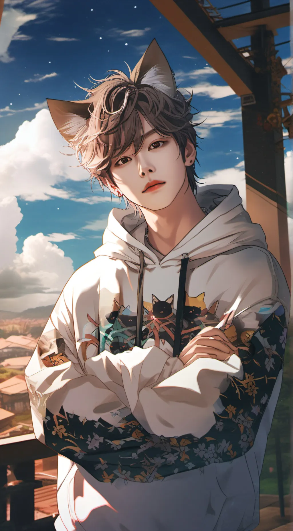 ai character: ✧( Leeknow )✧ background