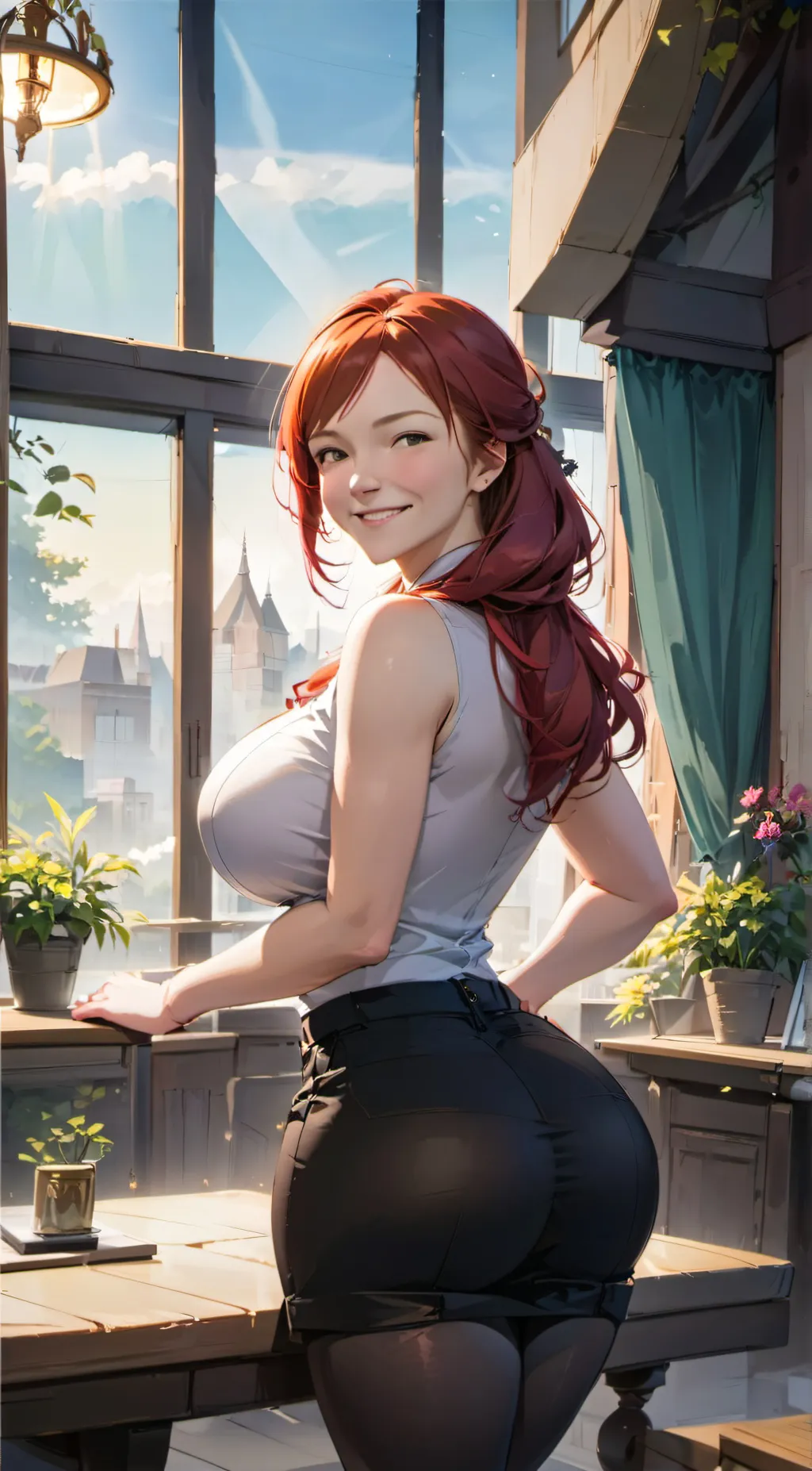 ai character: Cassie  lee background