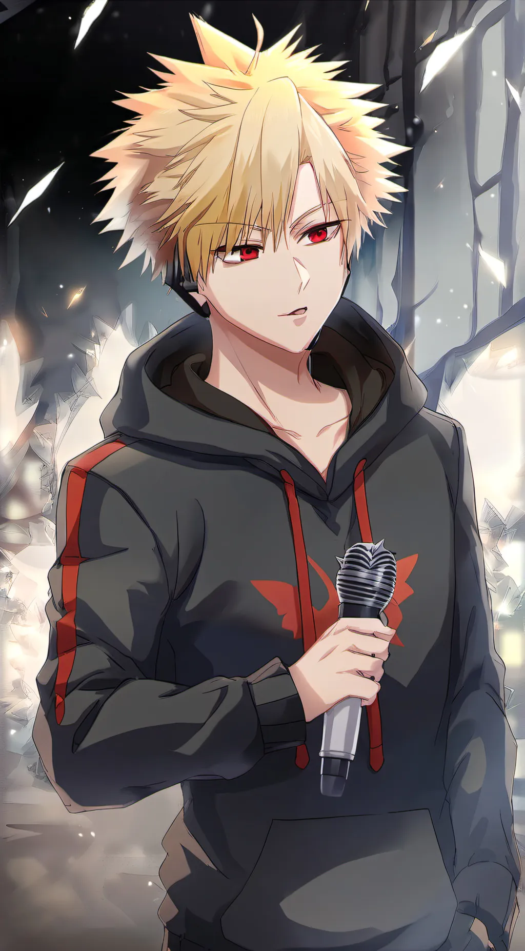 ai character: Bakugo background