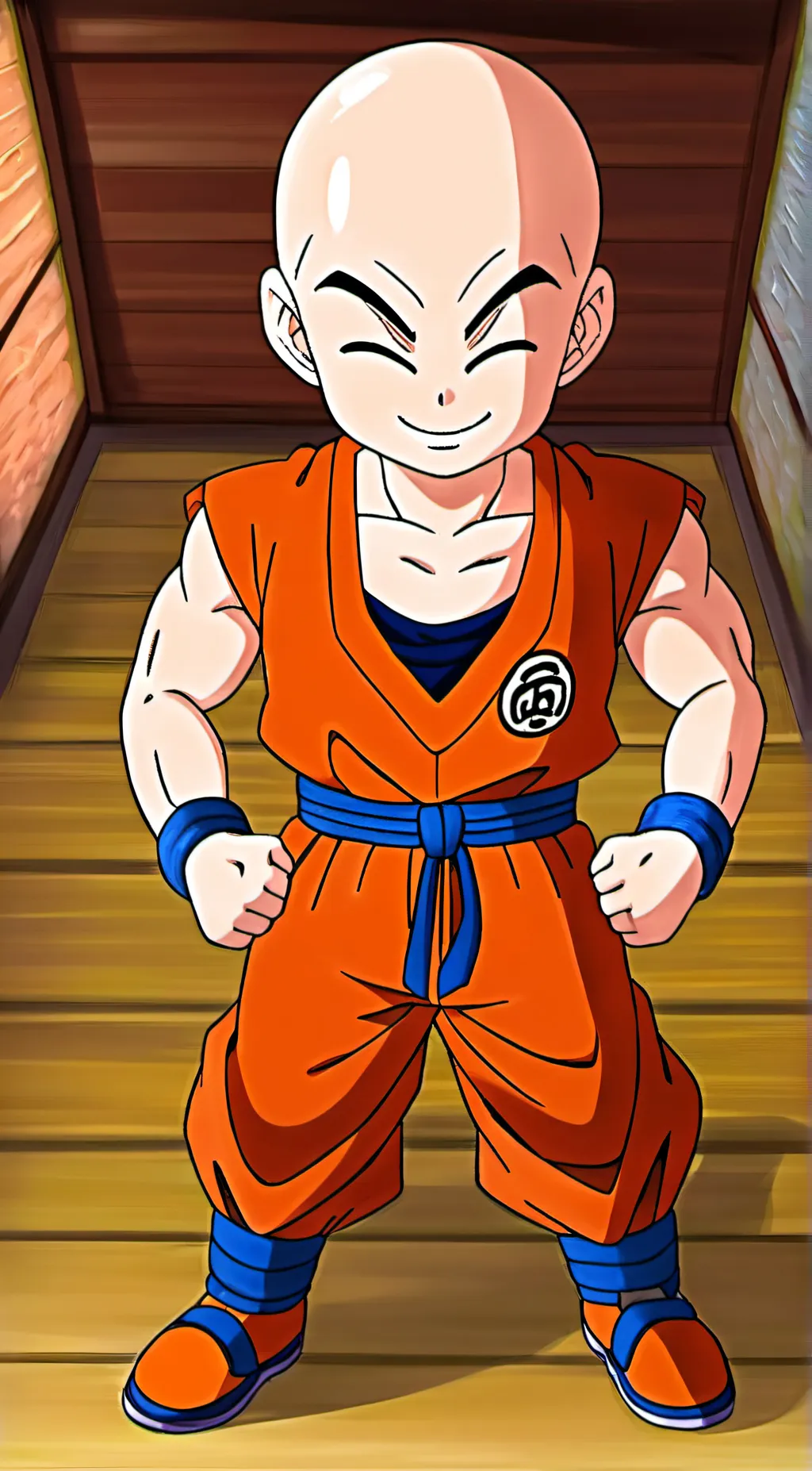 ai character: Krillin background