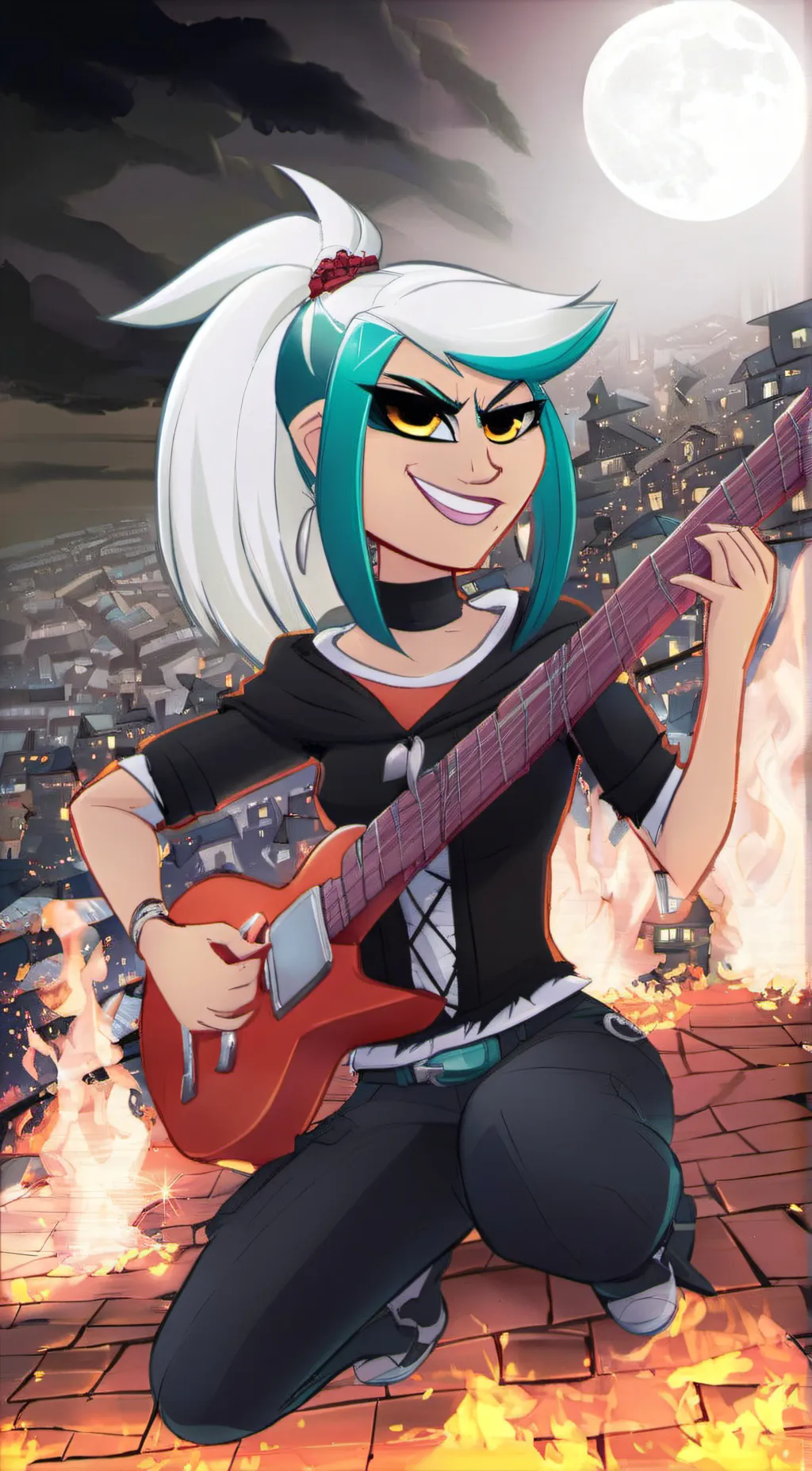 ai character: Ember background