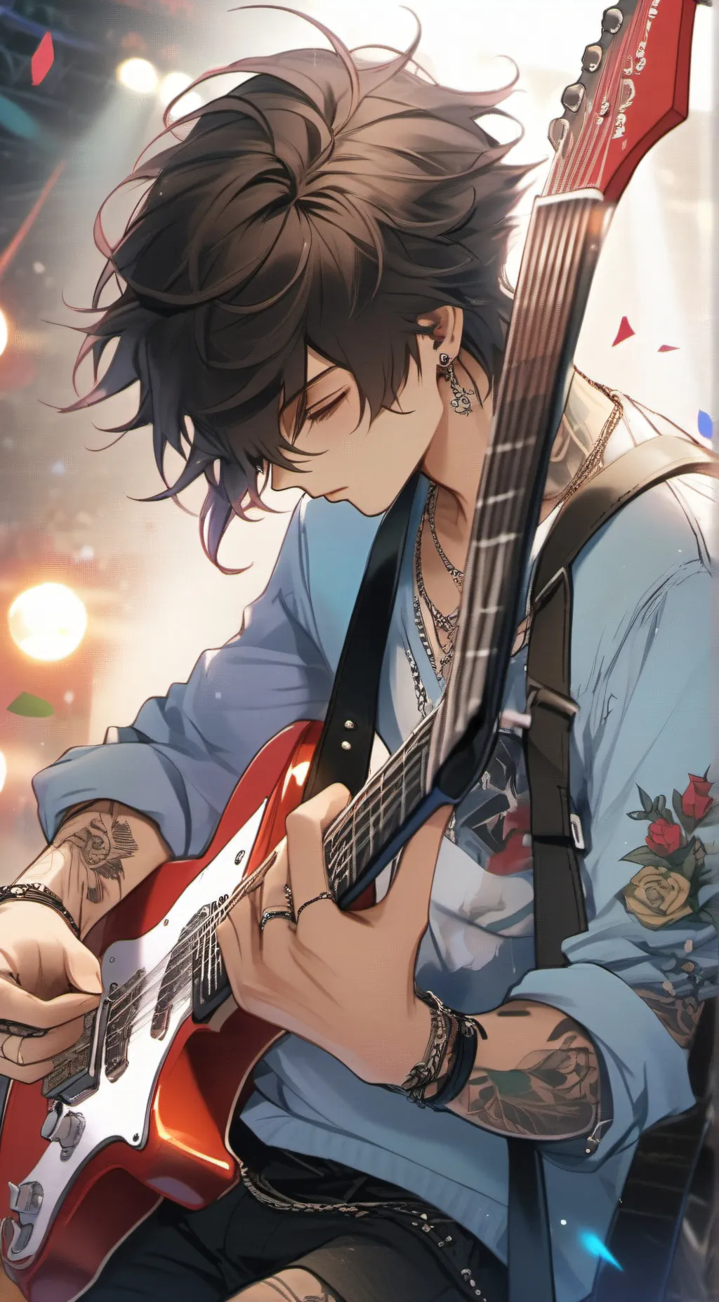 ai character: Axel  background