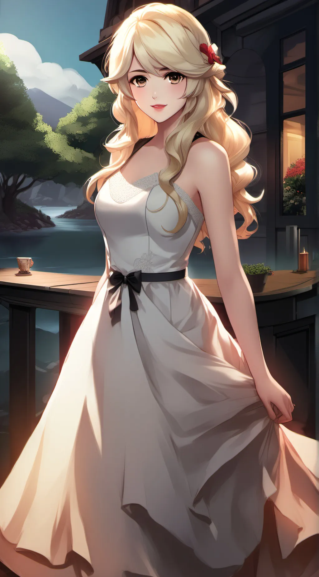 ai character: Melissa  background