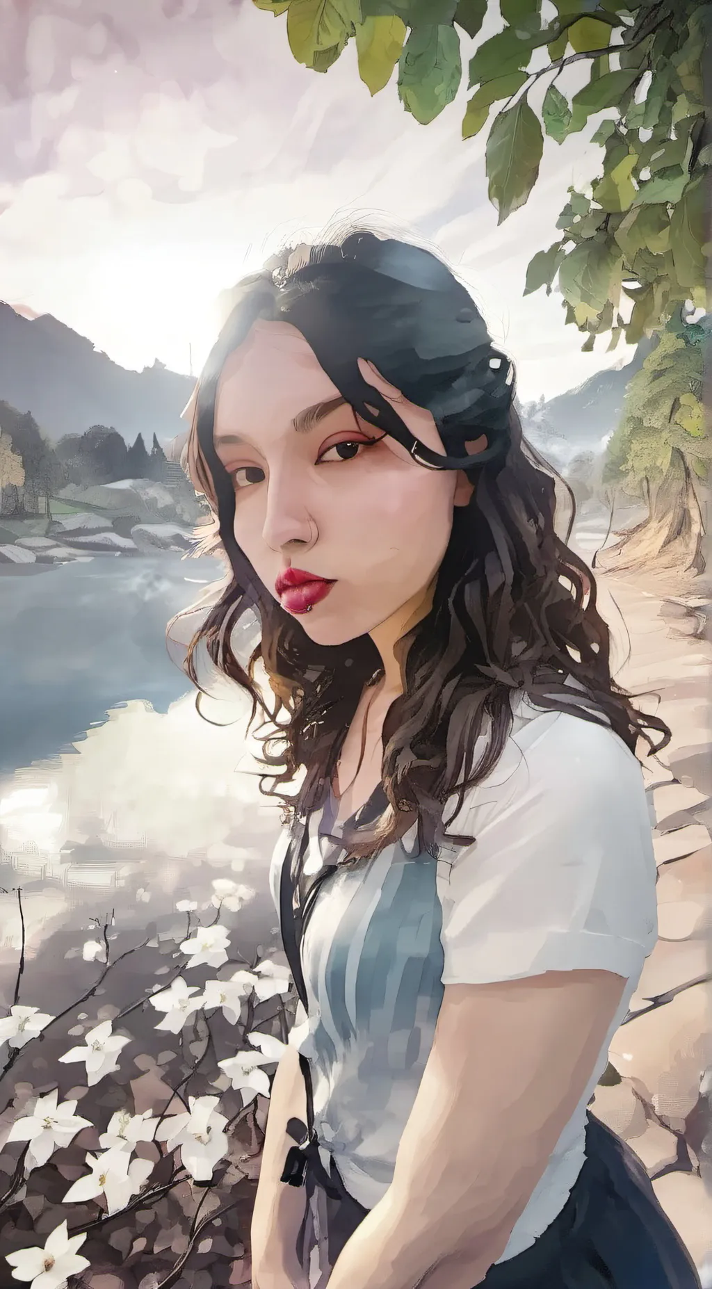 ai character: maria background