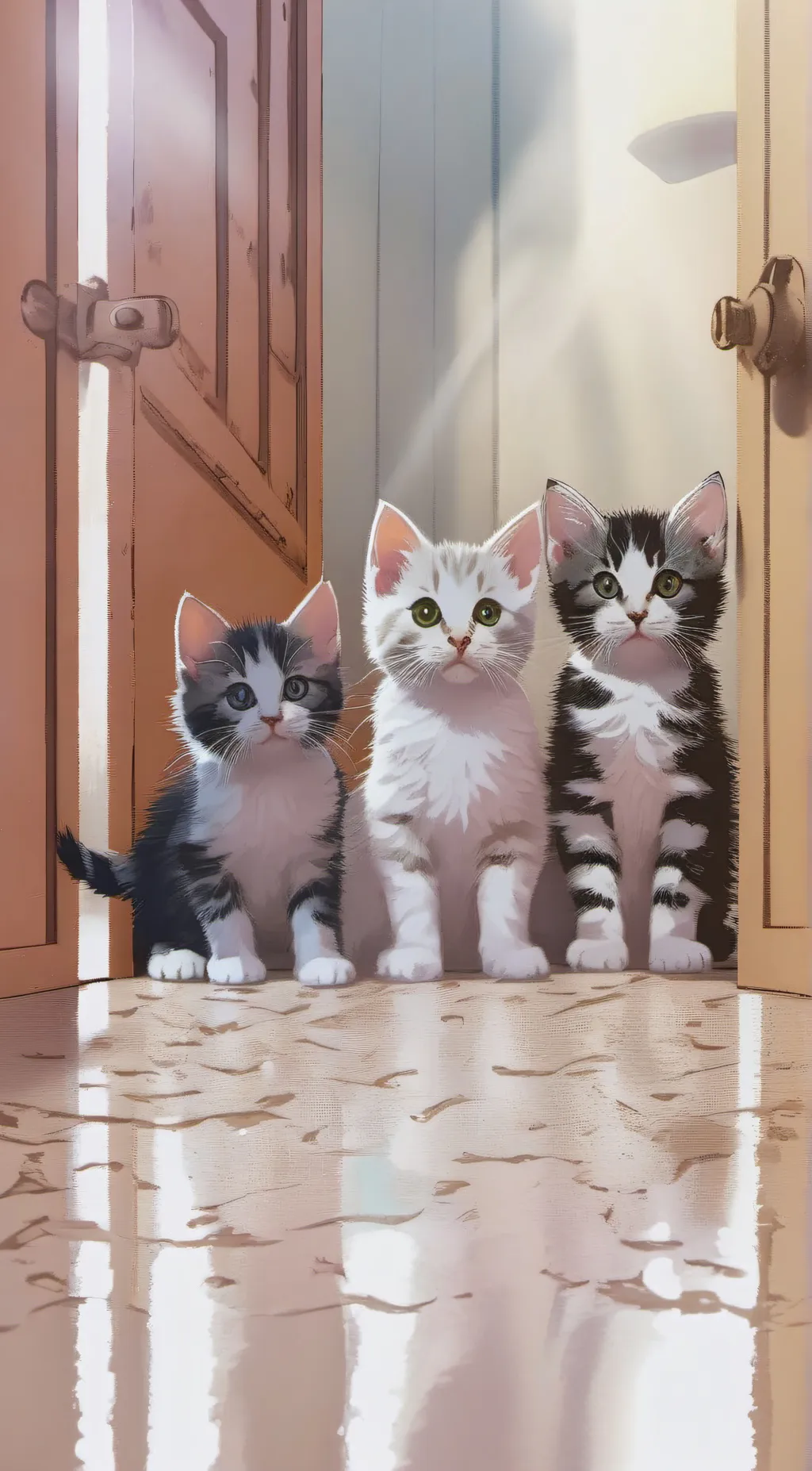 ai character: cats background