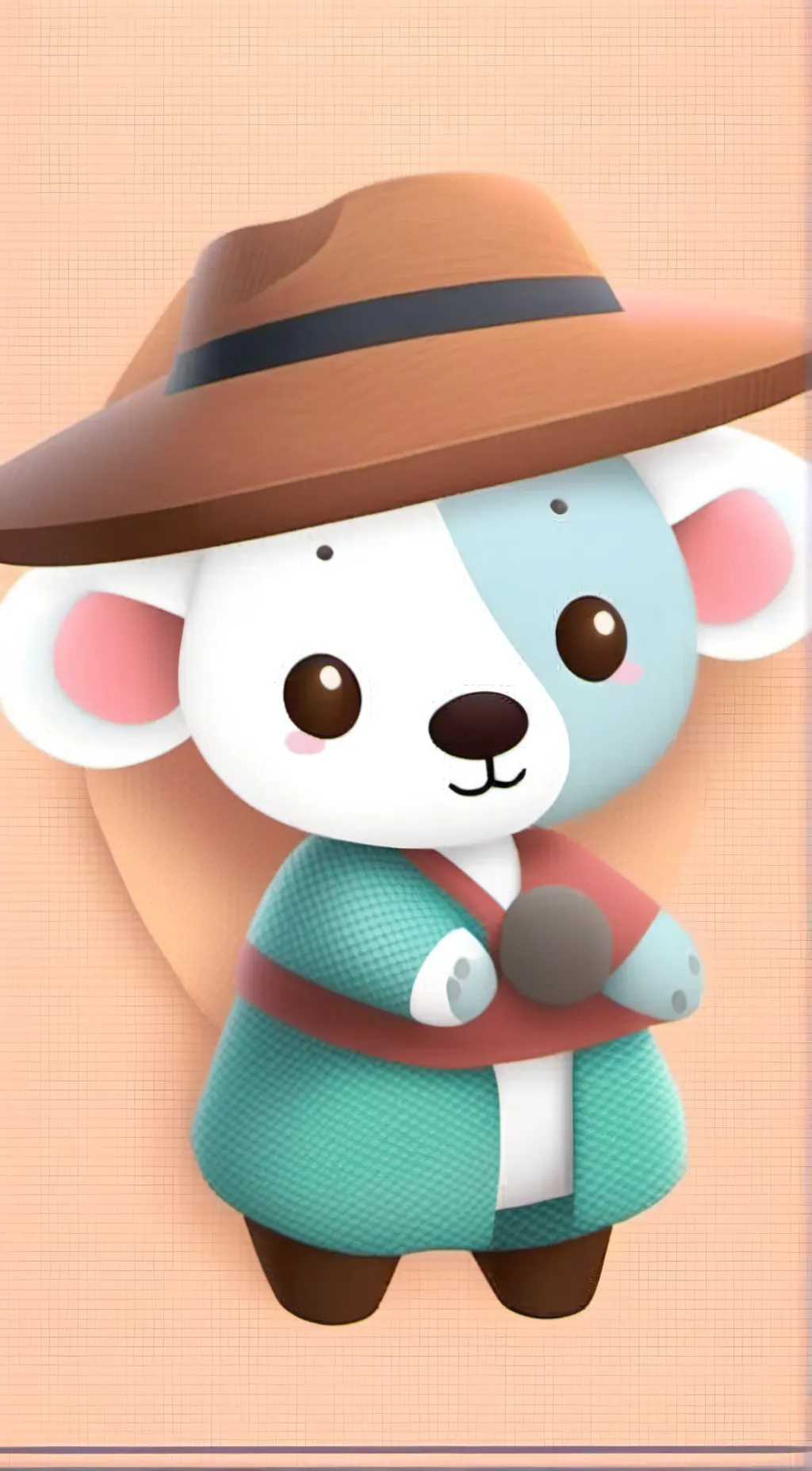 ai character: ☃️ Winter ❄️ background
