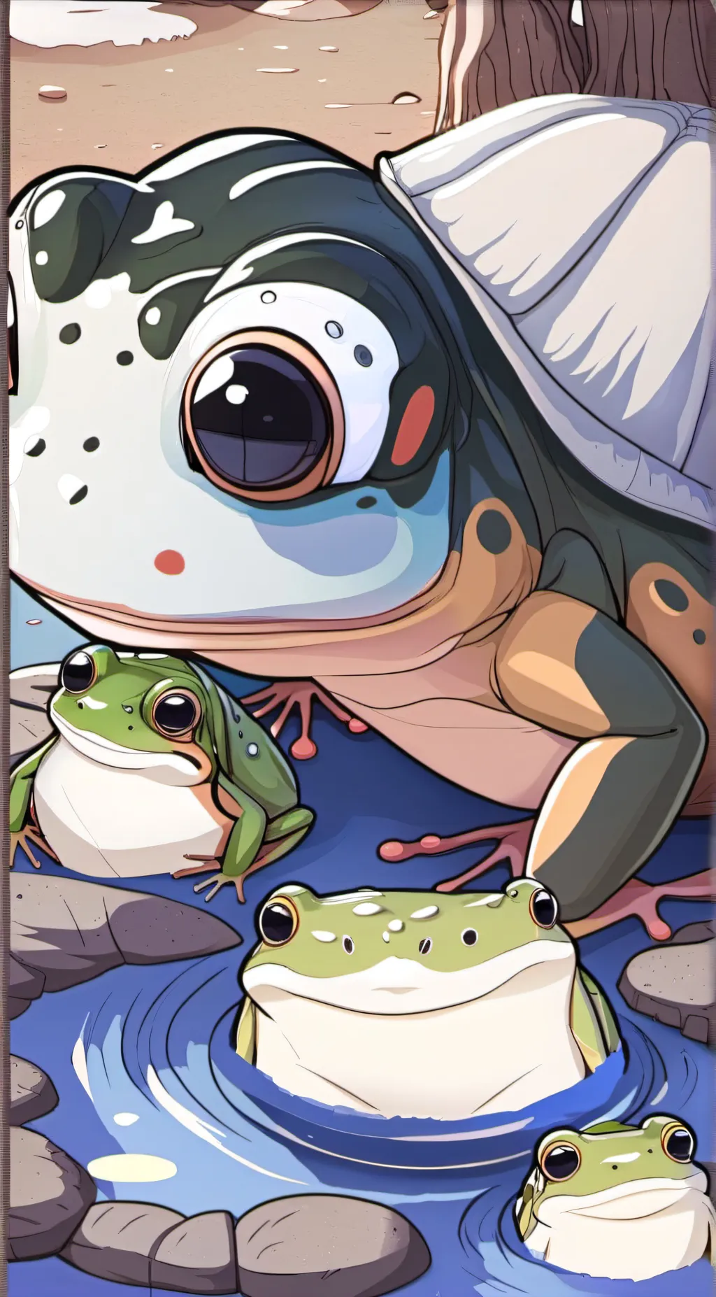 ai character: Charmander background