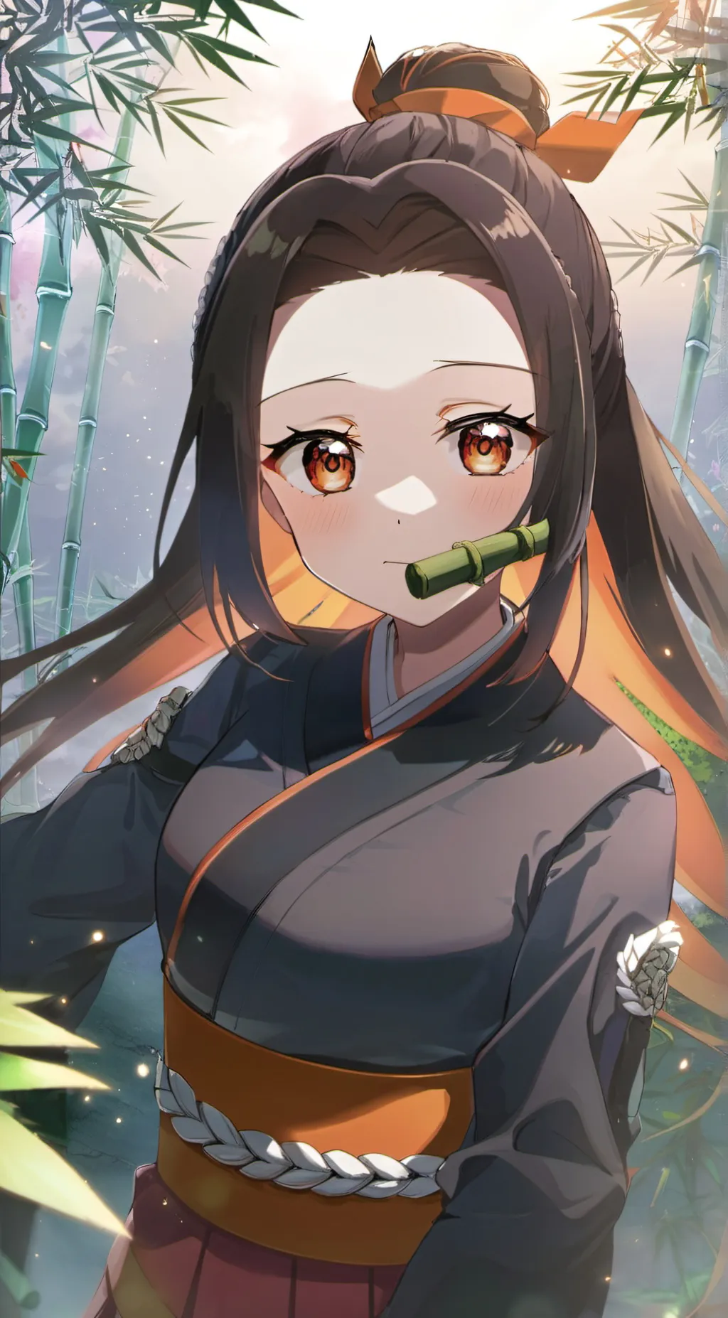 ai character: Nezuko  background
