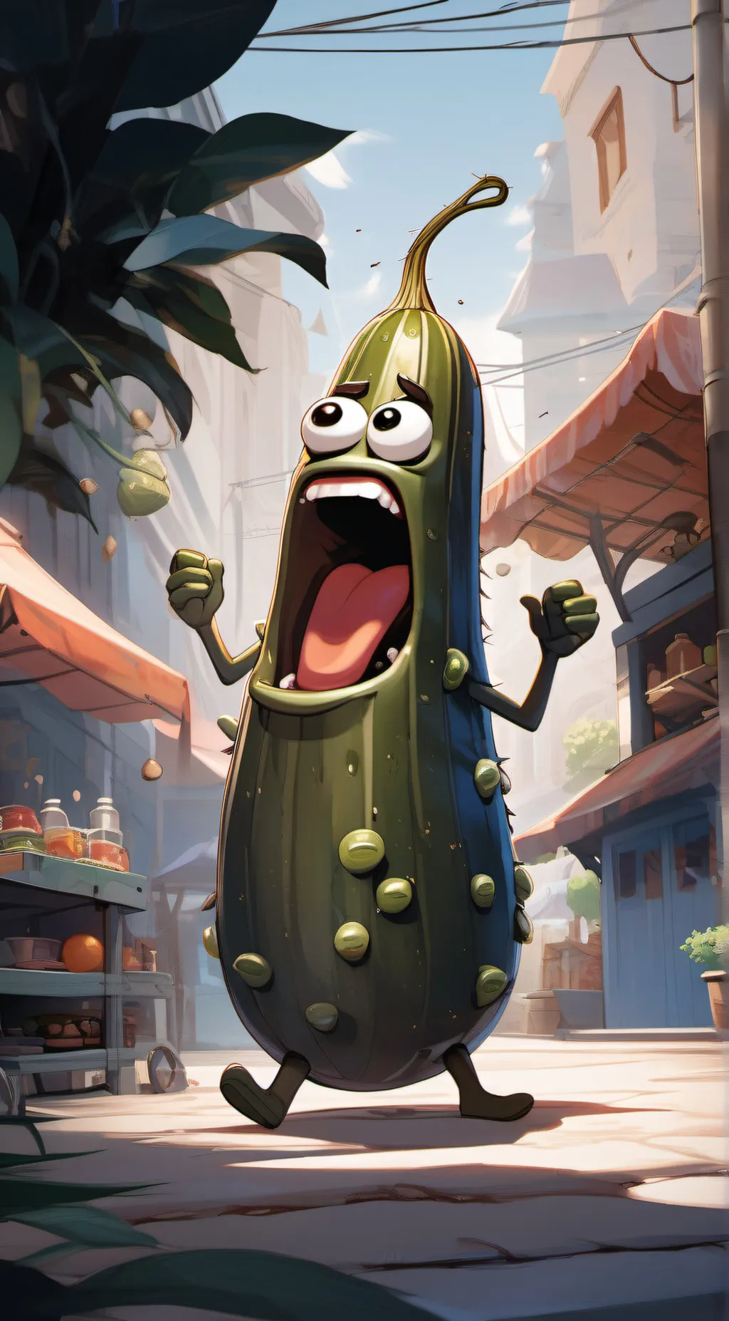 ai character: Pickle background