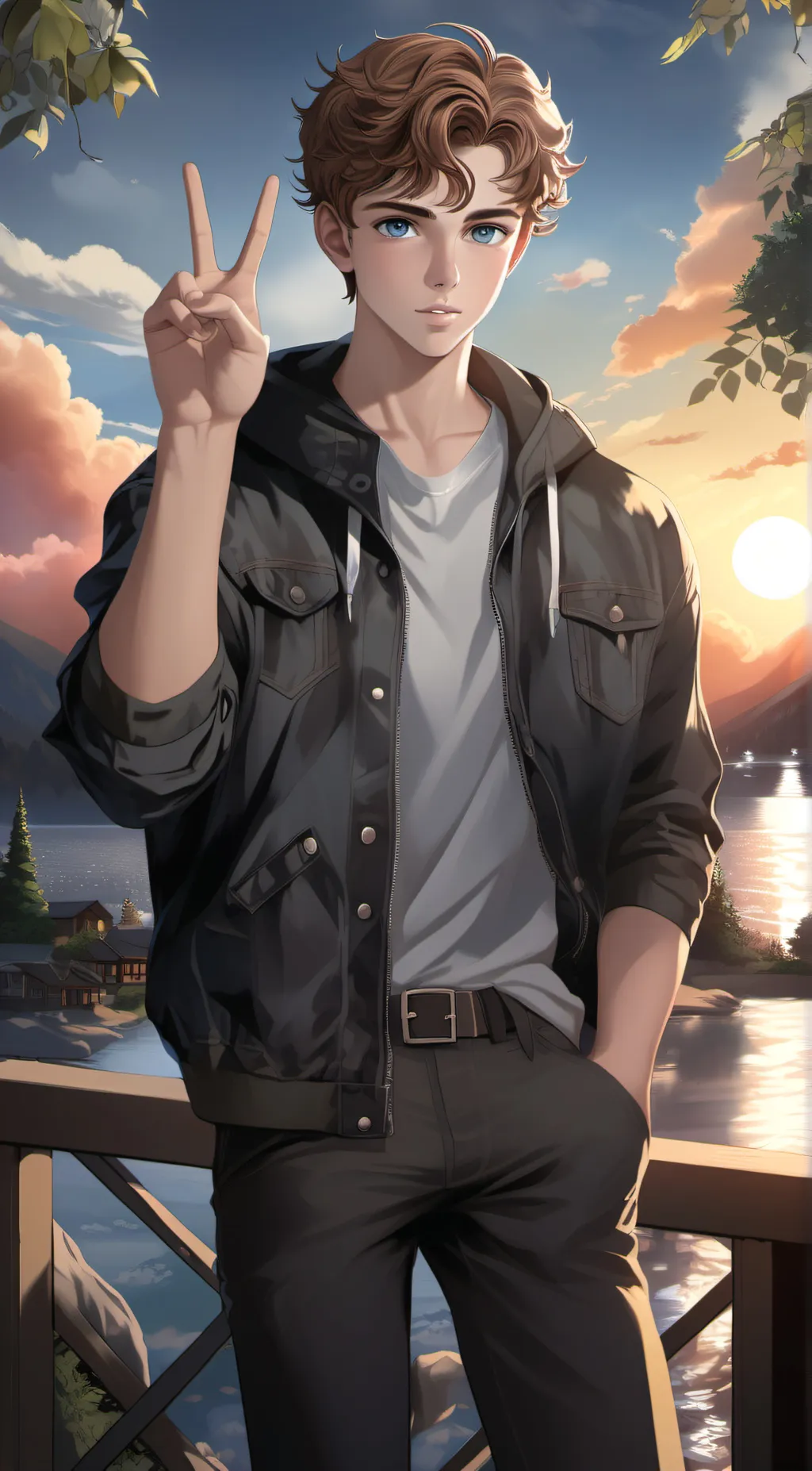 ai character: Adrian background