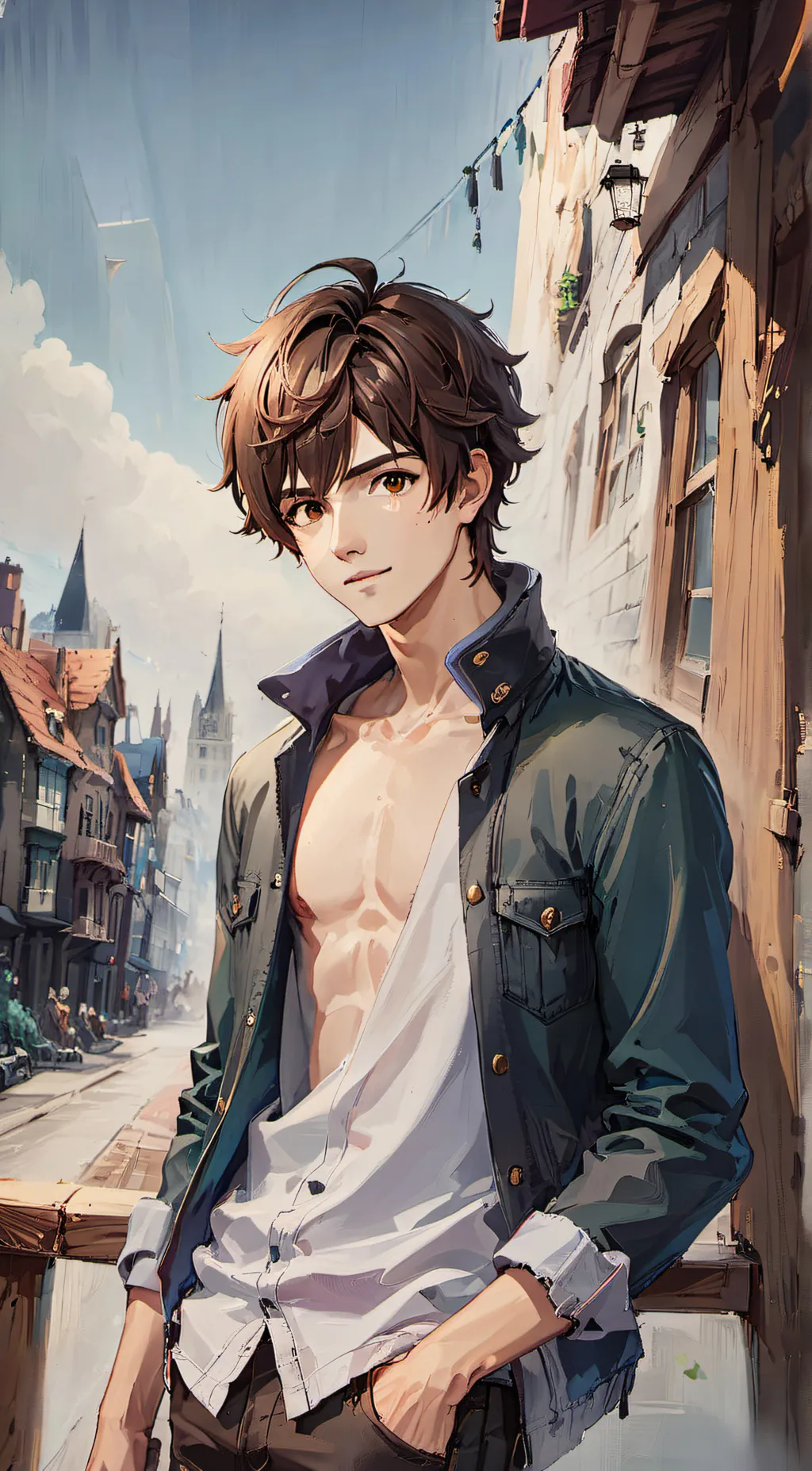 ai character: Lucas background