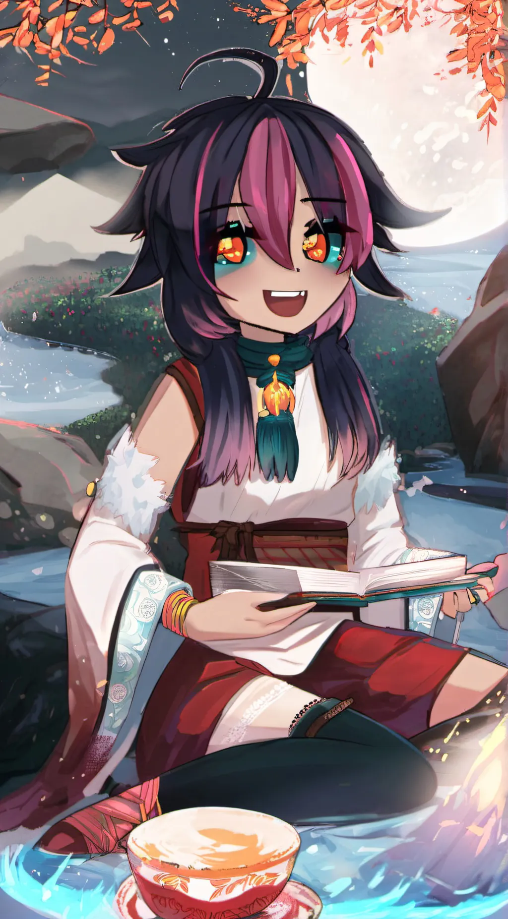 ai character: lily background