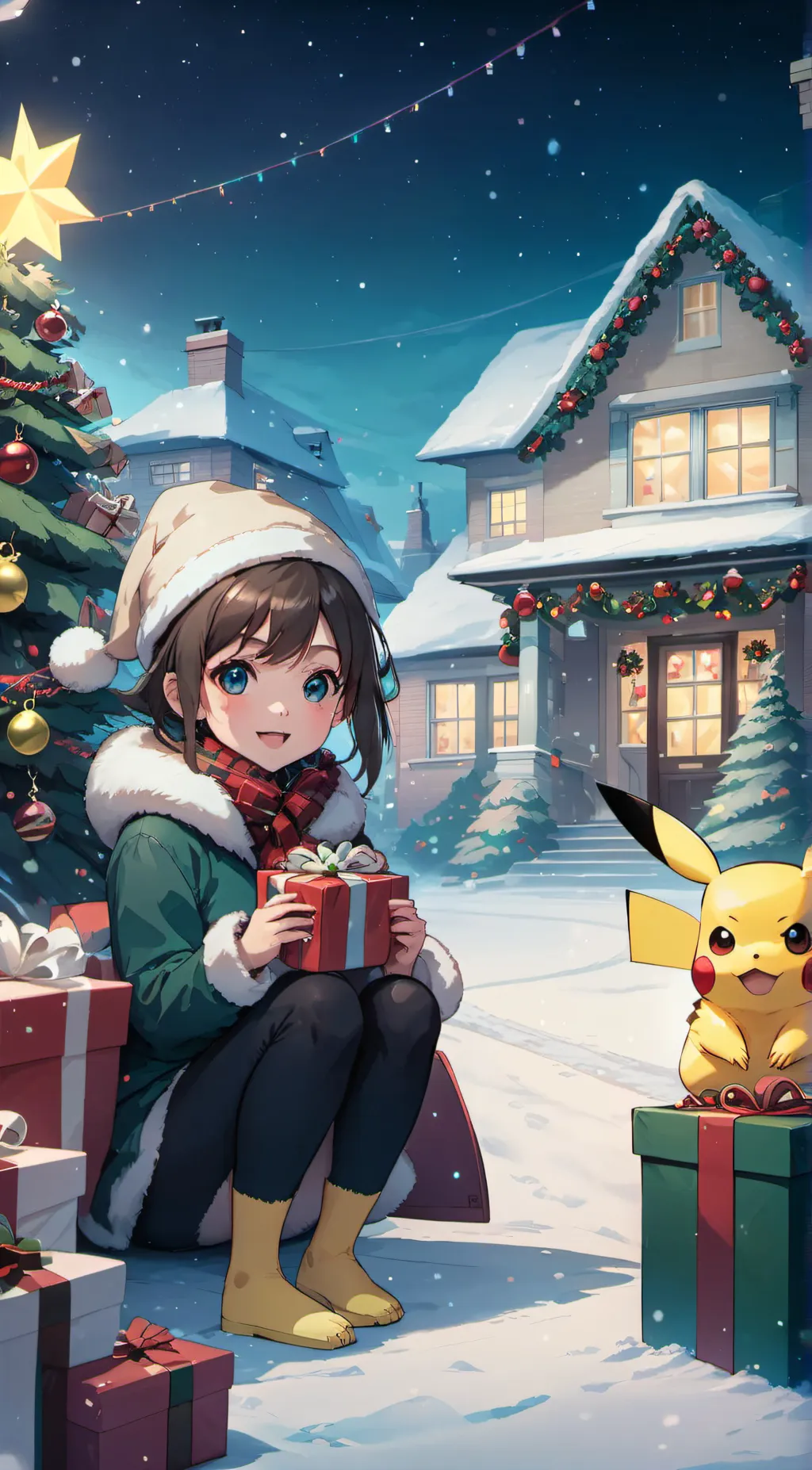 ai character: Pikachu background