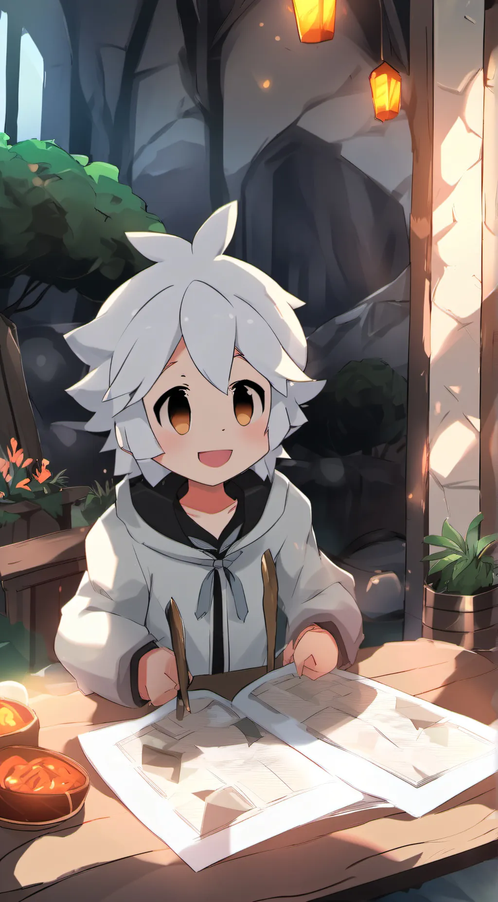 ai character: Luca background