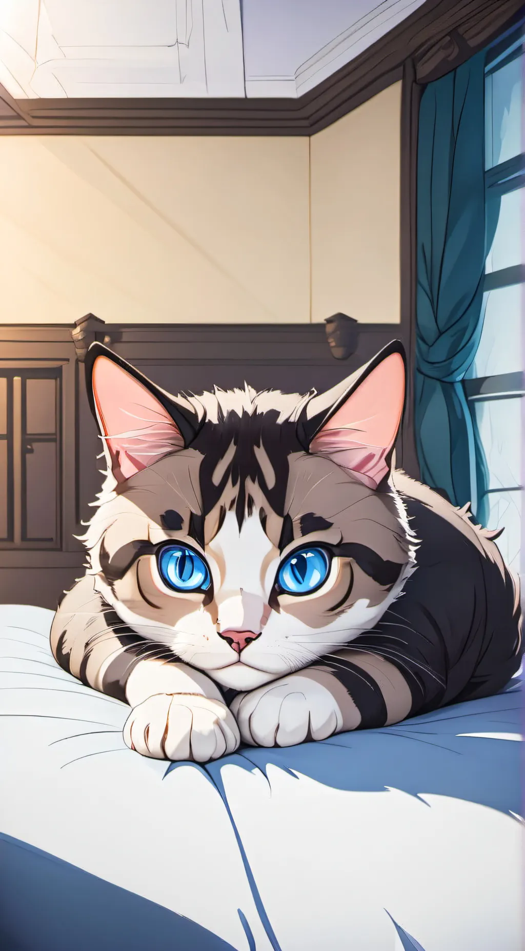 ai character: cookie background