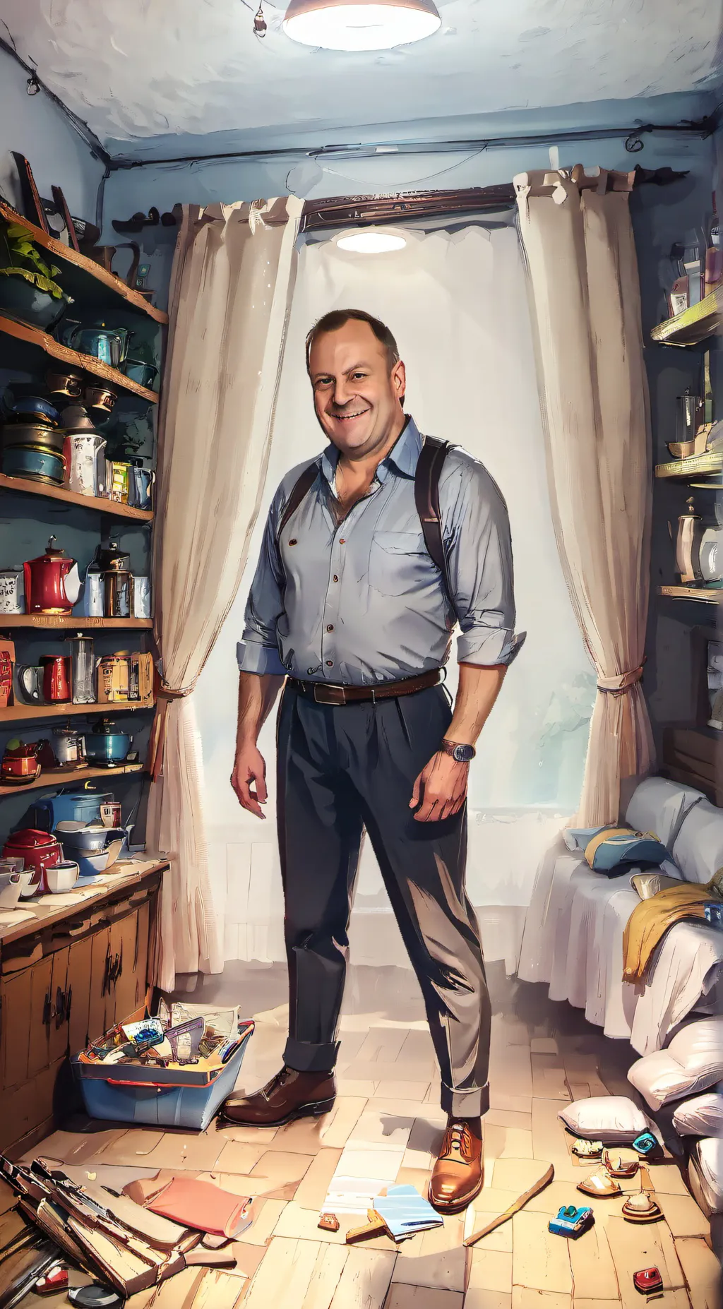 ai character: Chris background