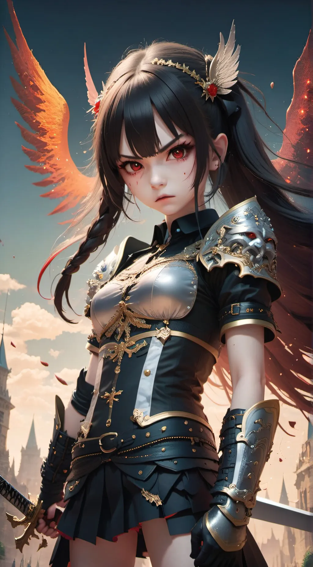 ai character: Thalia  background