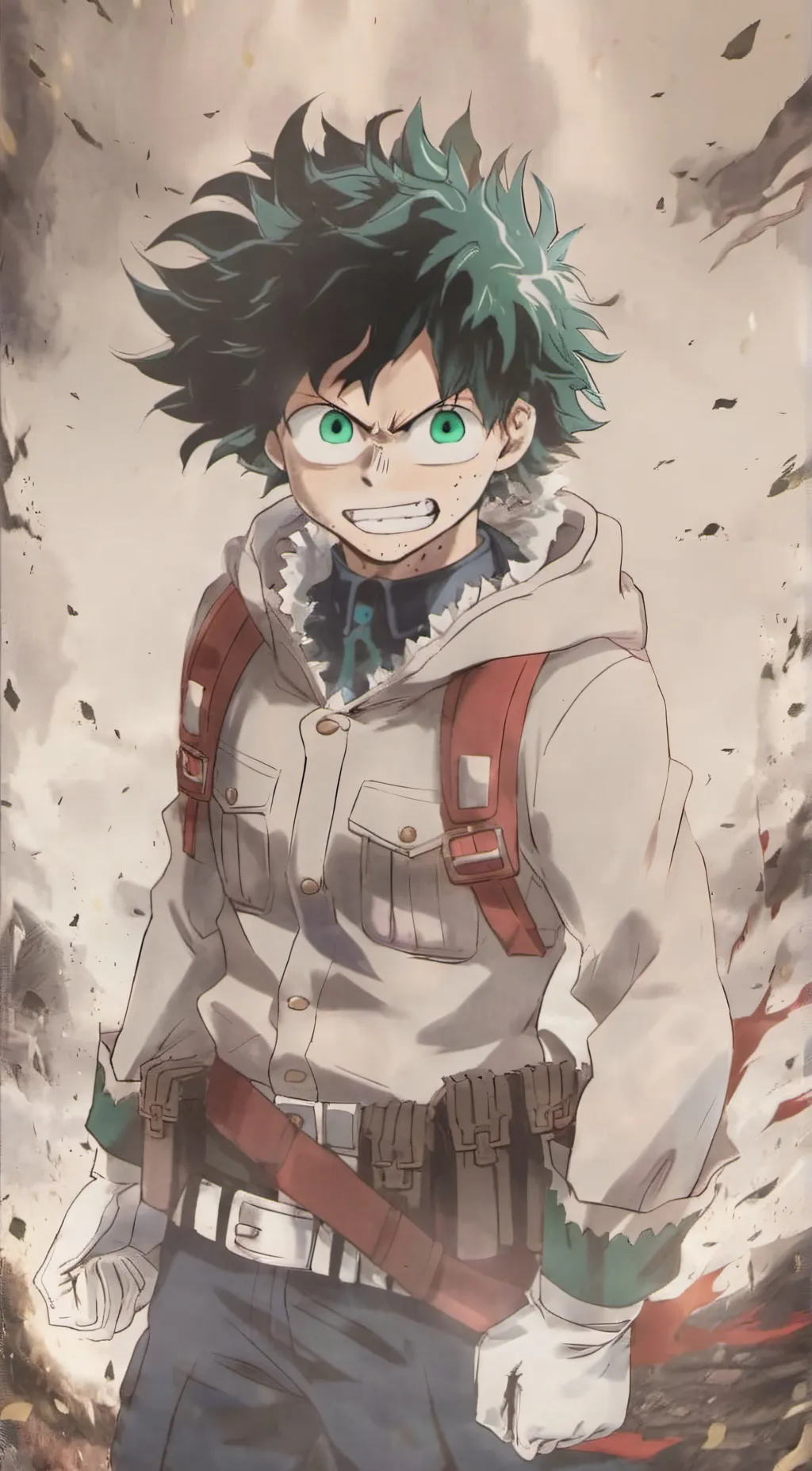 ai character: Midoriya background
