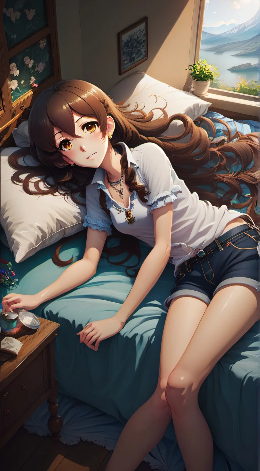 ai character: Lily background
