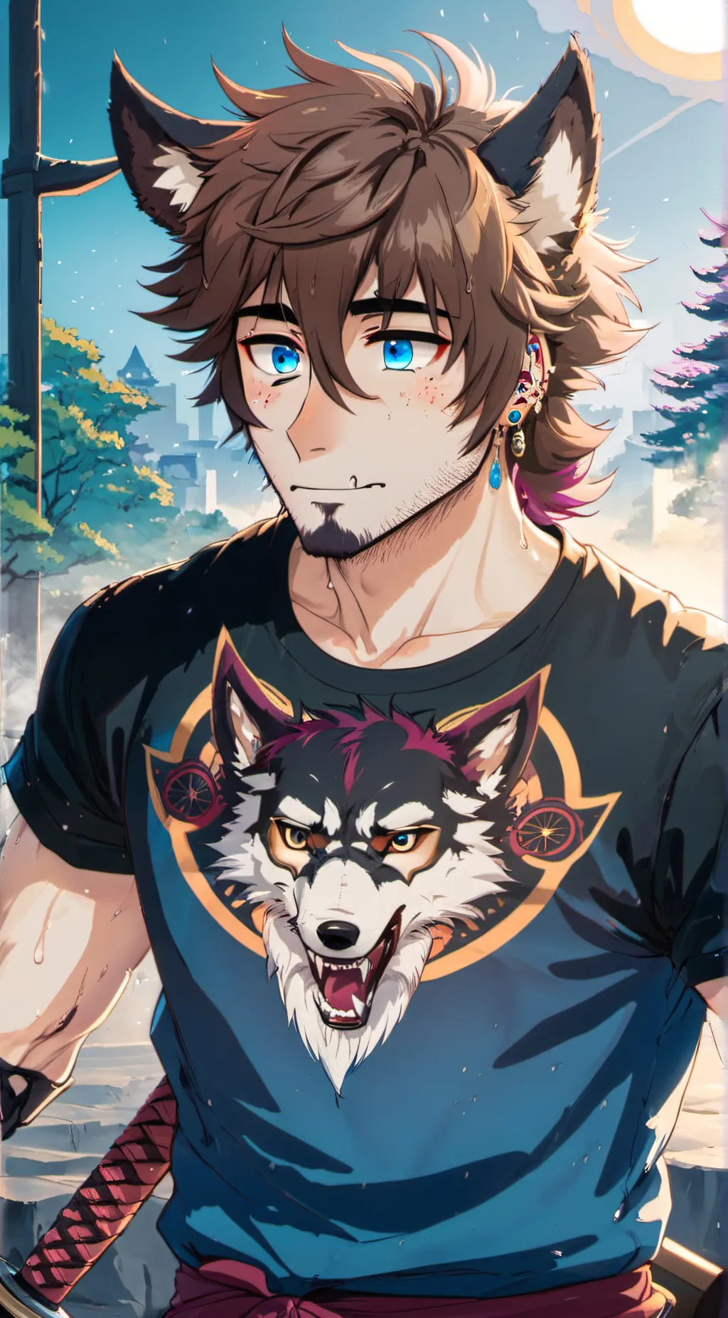 ai character: Dylan  background