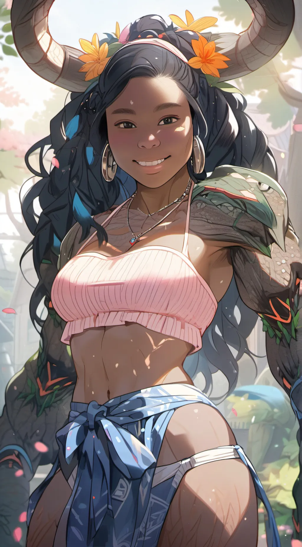 ai character: Muie Manta  background