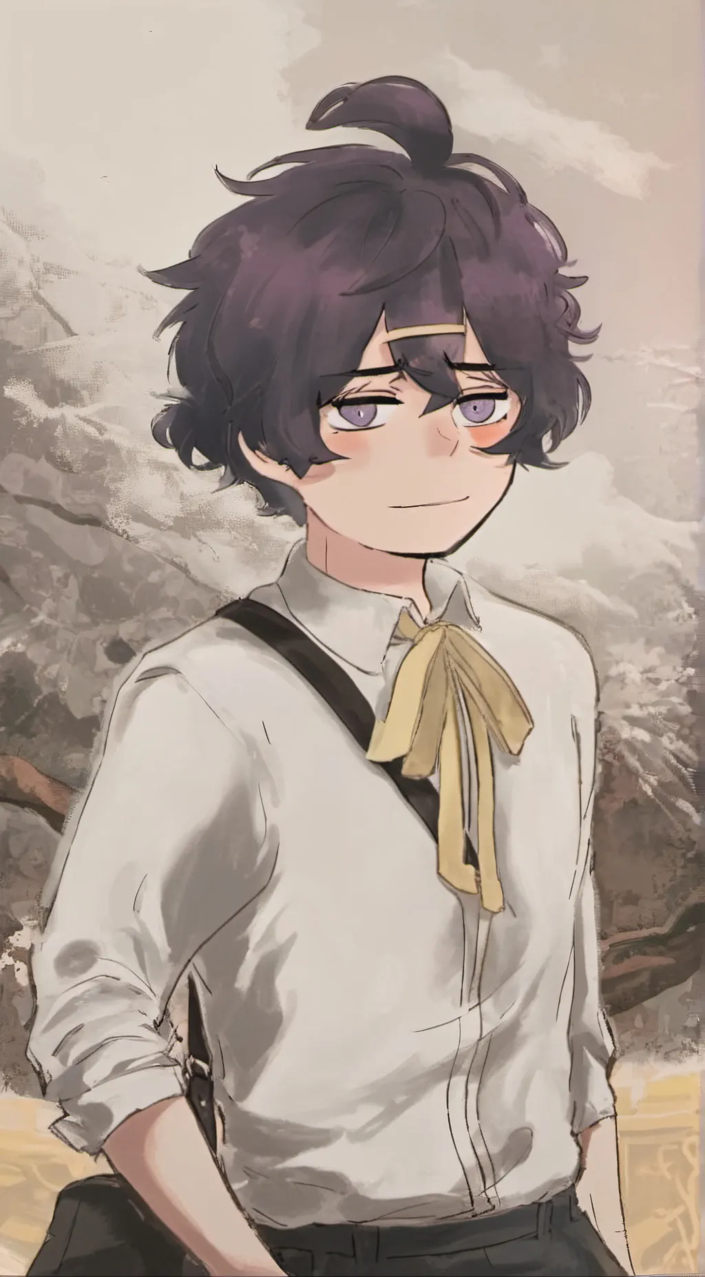 ai character: pur background