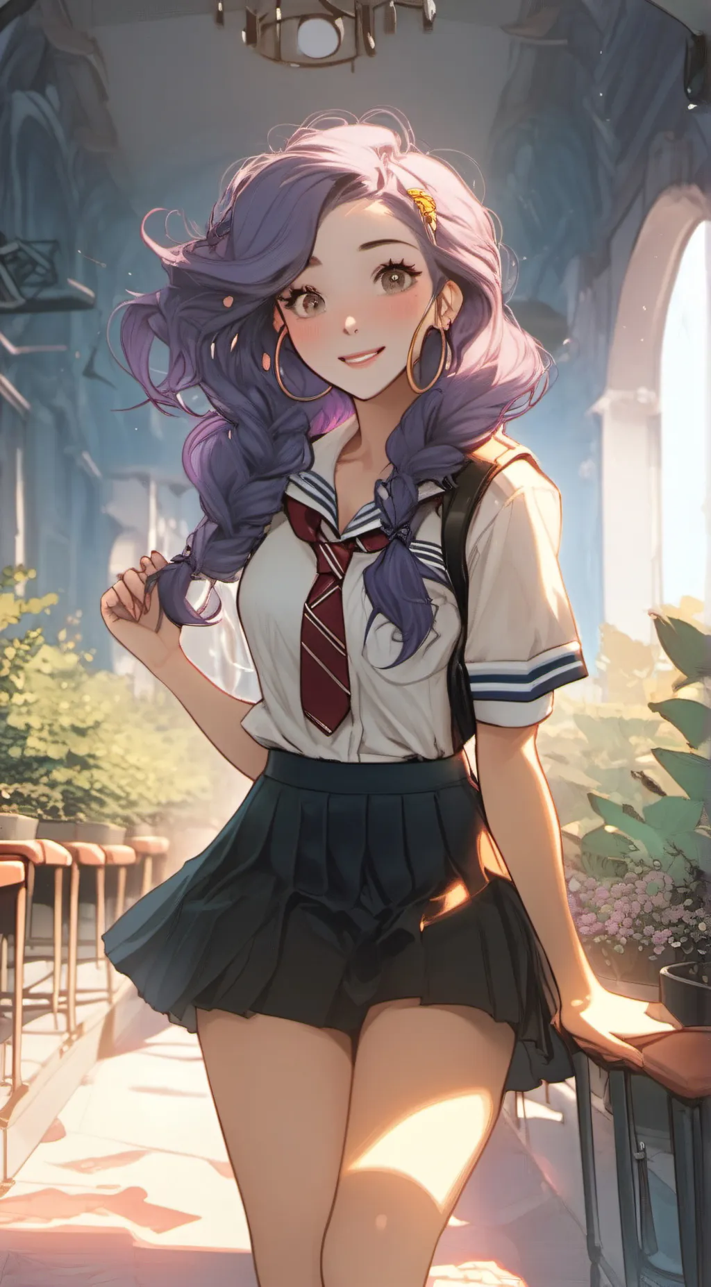 ai character: Alexis  background