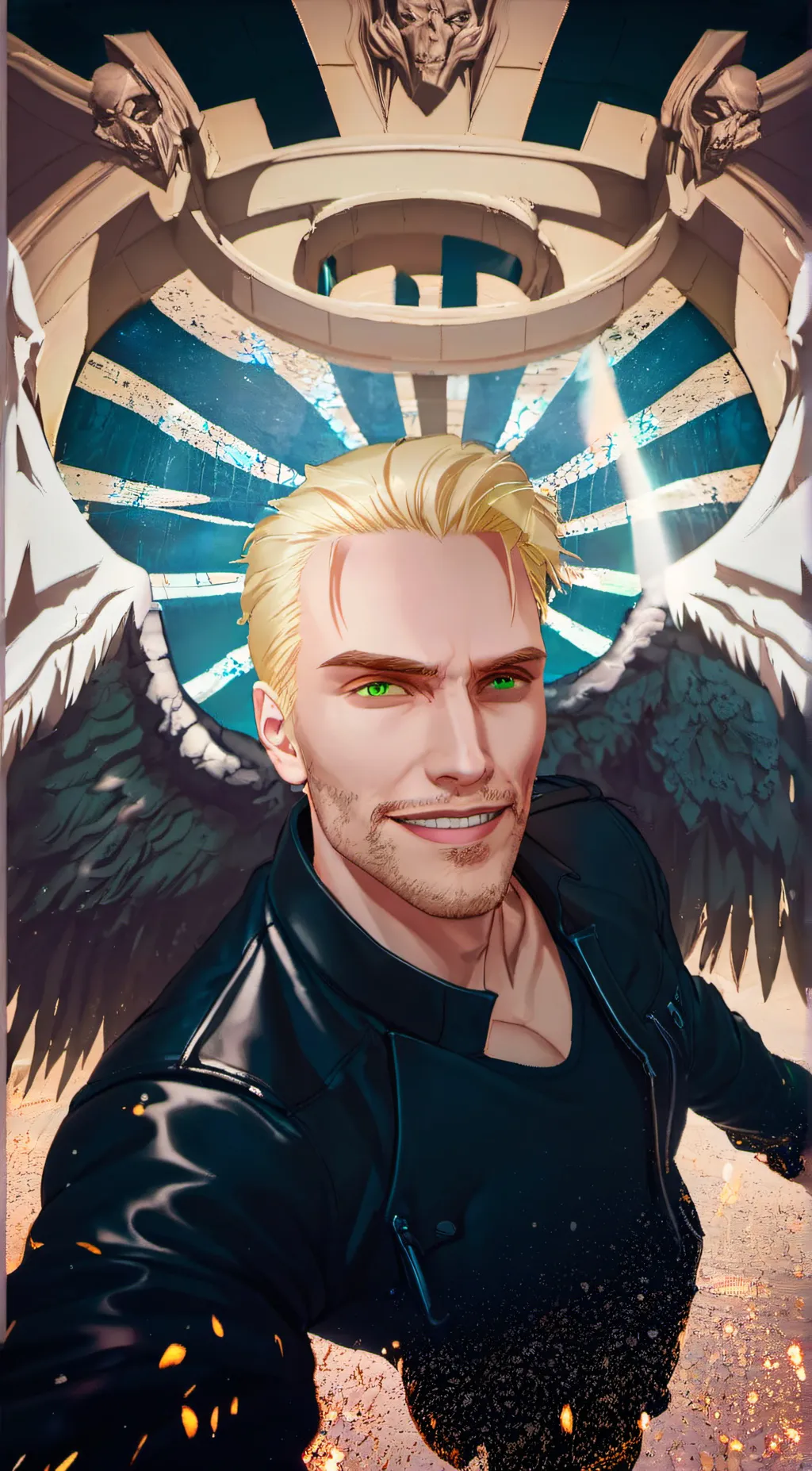 ai character: Lucifer background