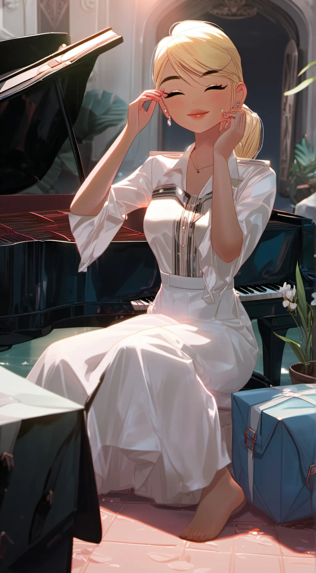 ai character: Mya background