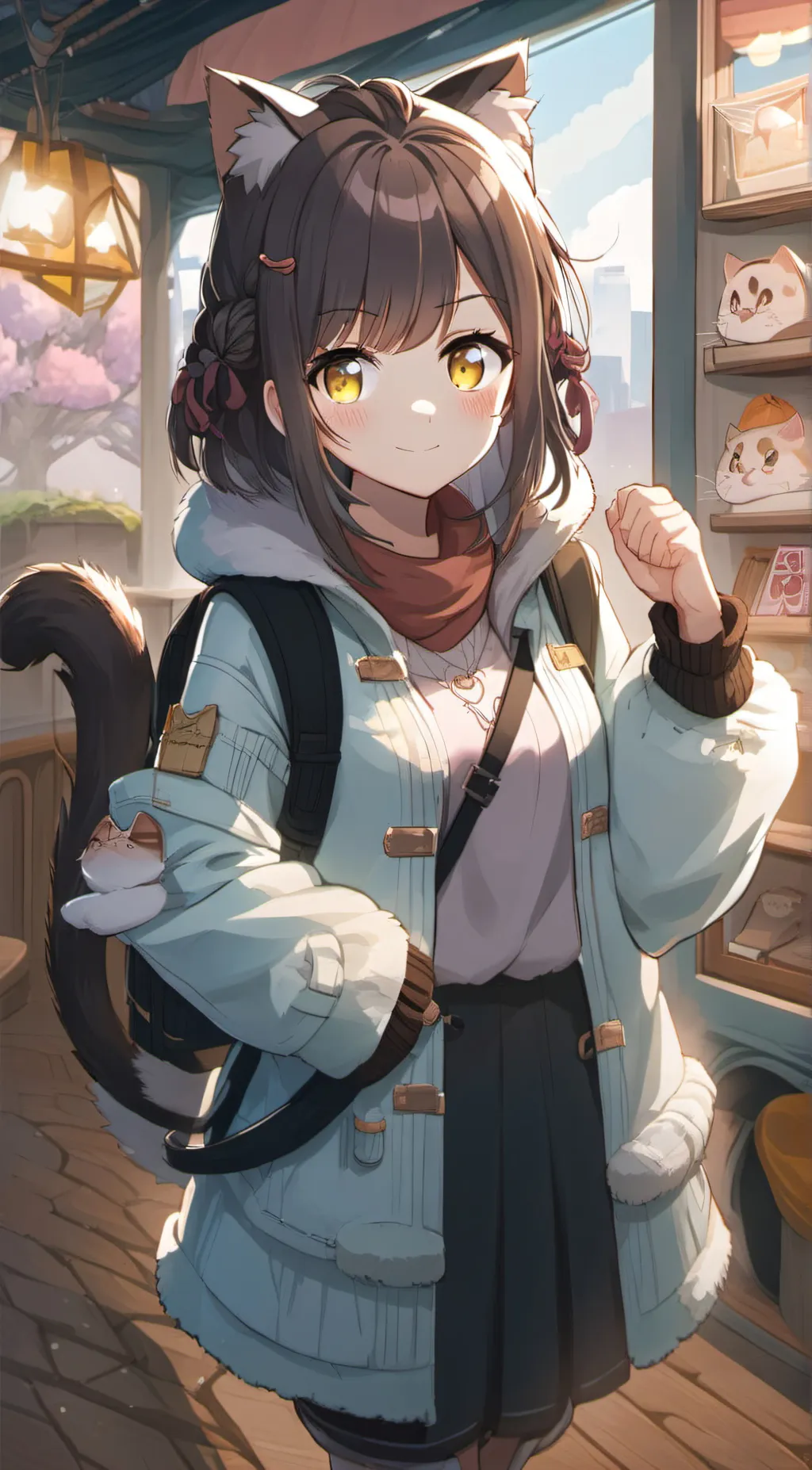 ai character: Leah background