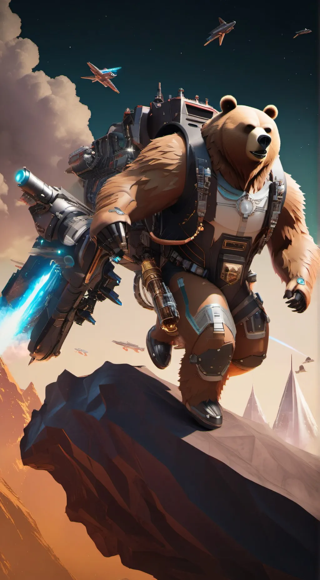 ai character: ultimate sp bear background