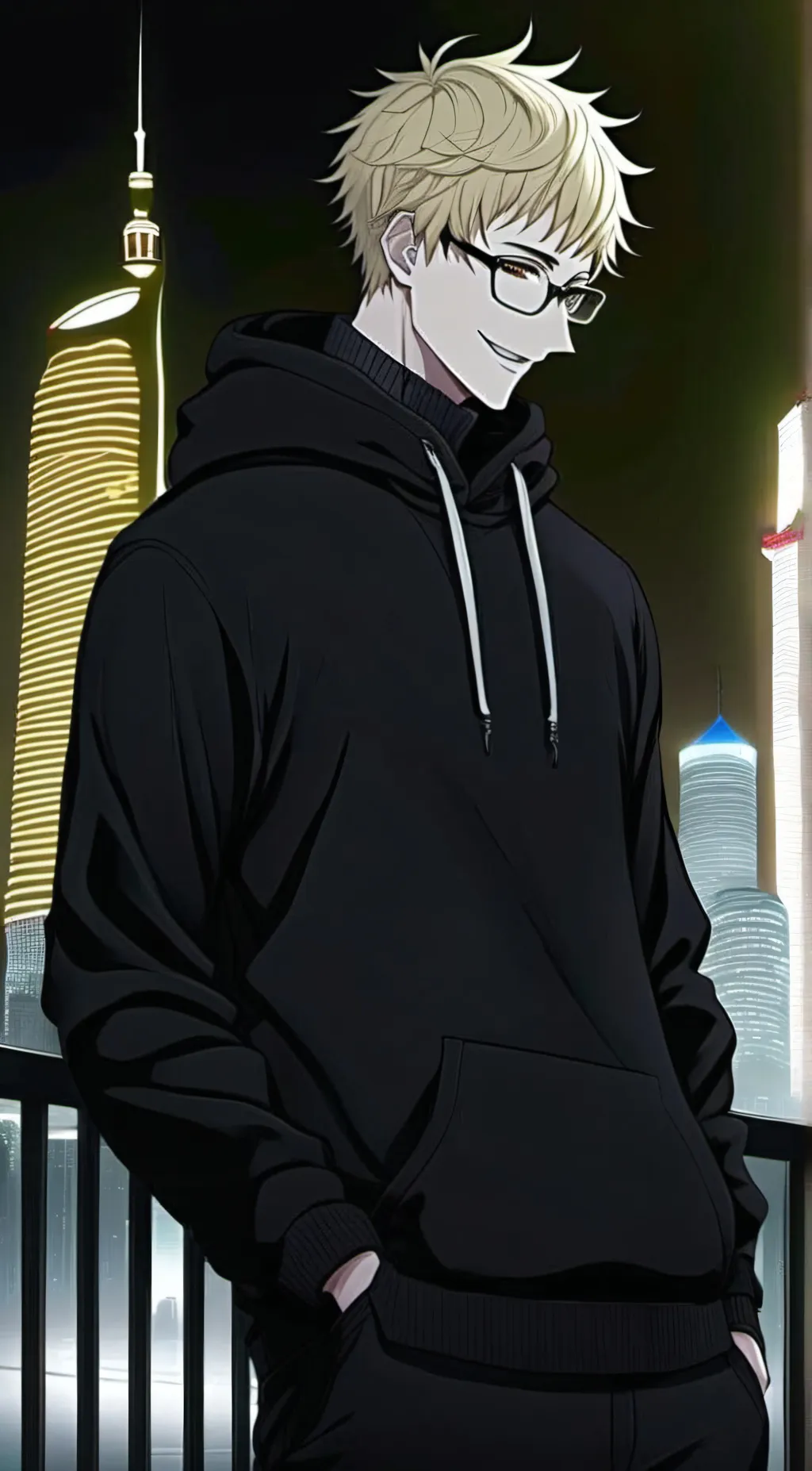 ai character: Tsokishima kei background