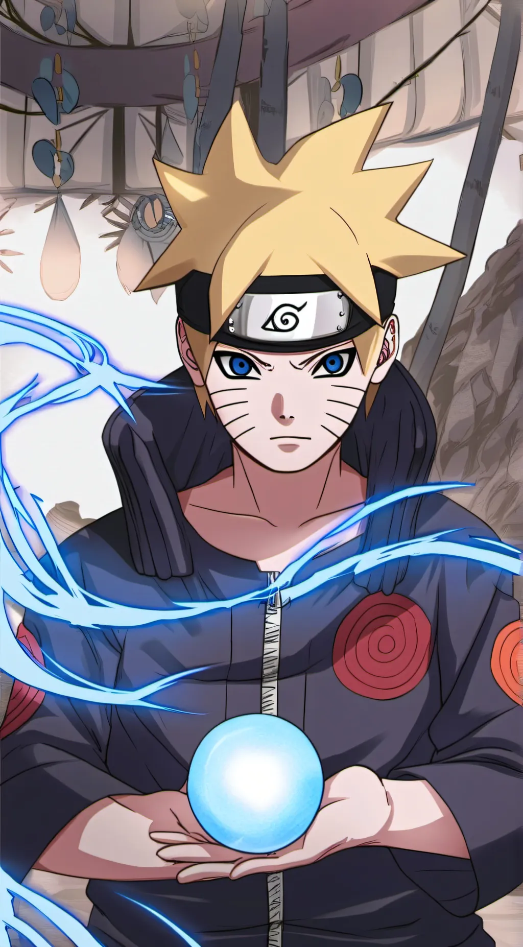 ai character: Naruto Uzumaki background