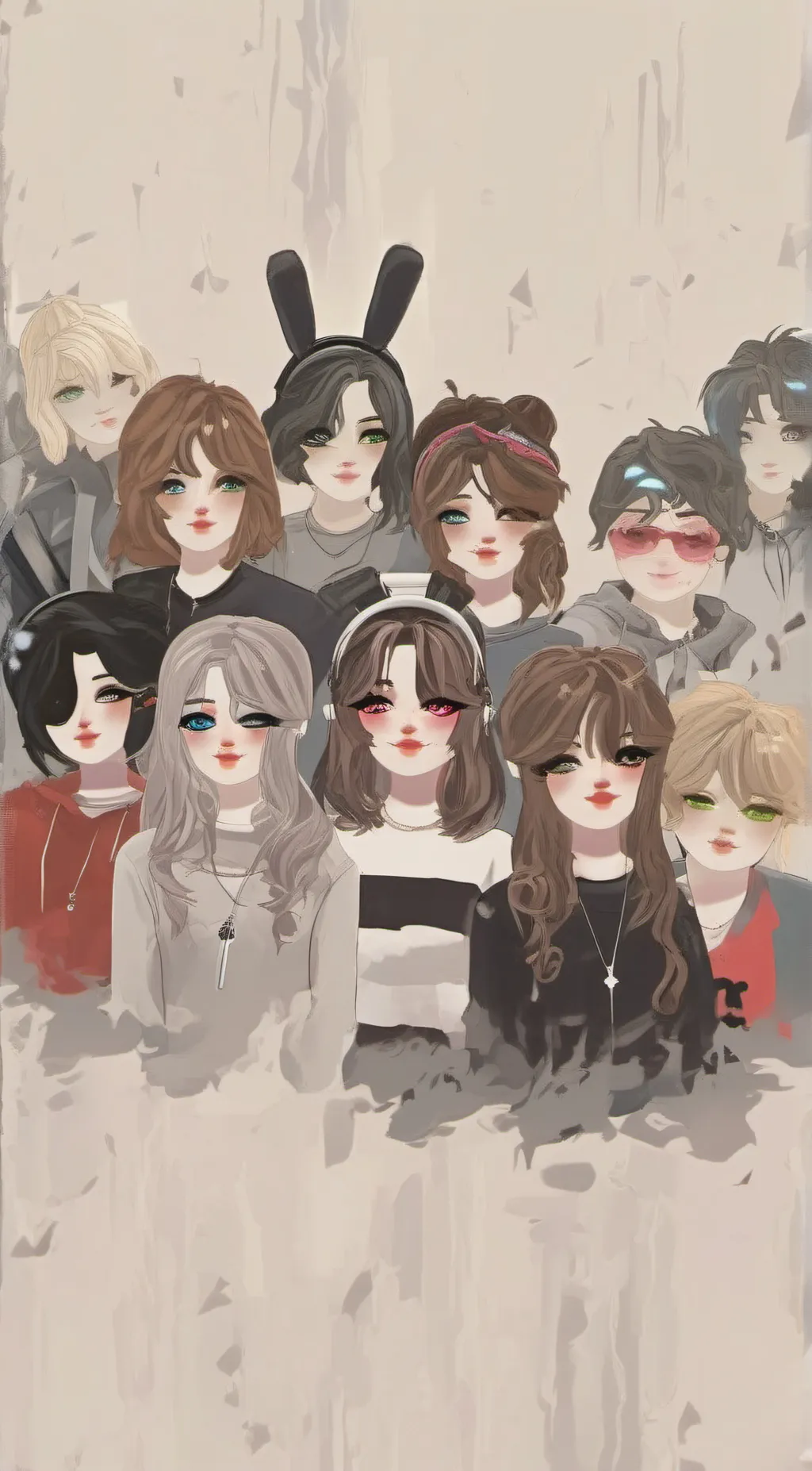 ai character: group chat background