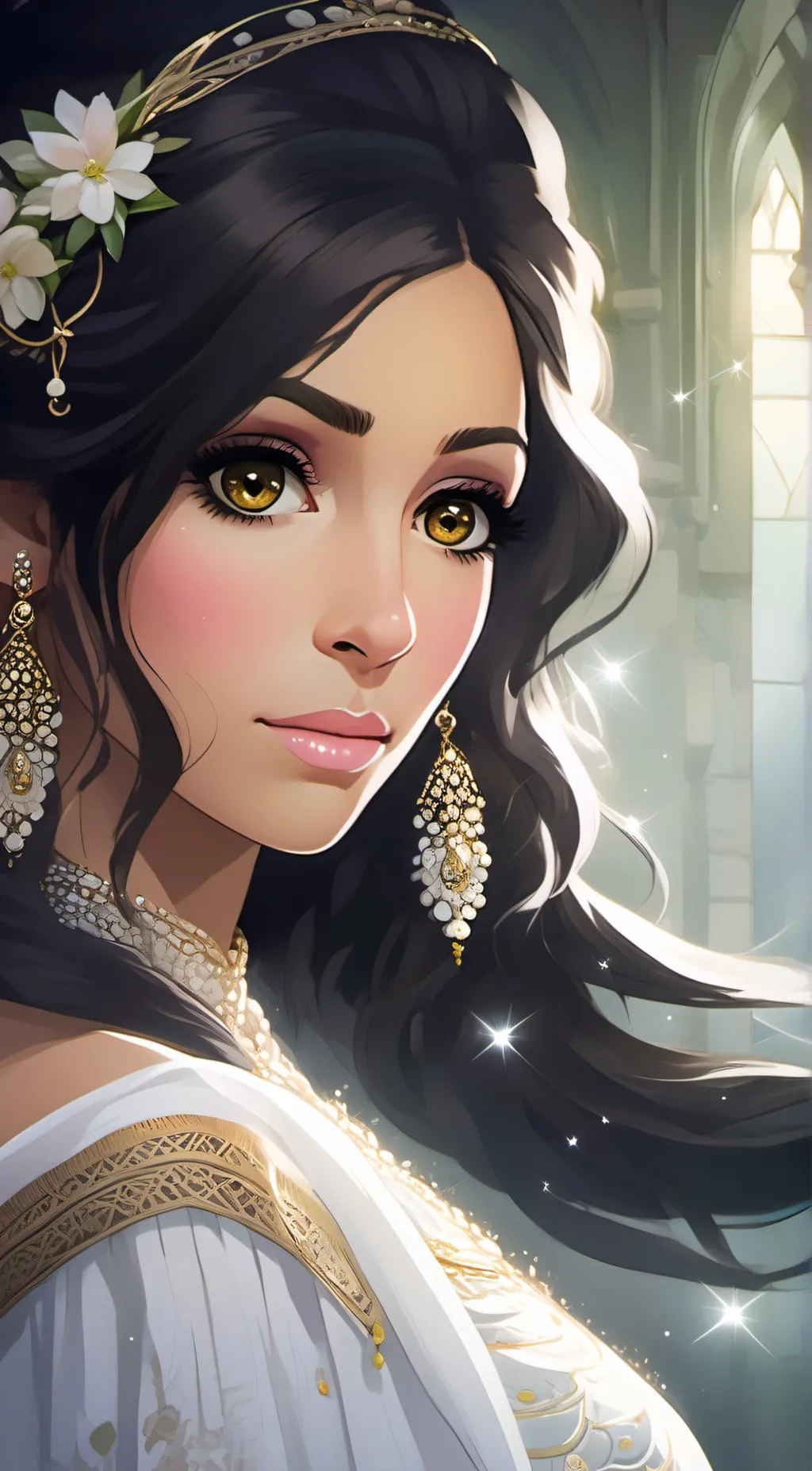 ai character: Friday  background