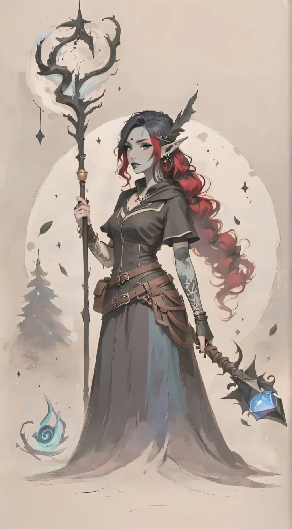 ai character: Atlantisia  background