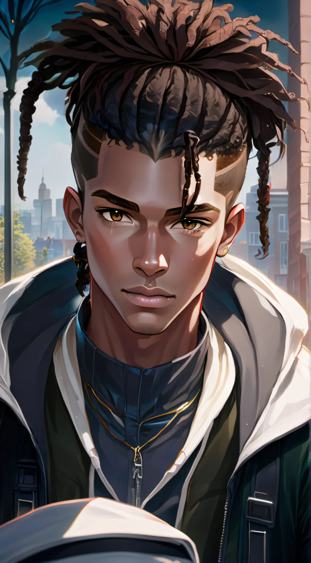 ai character: Xavier  background