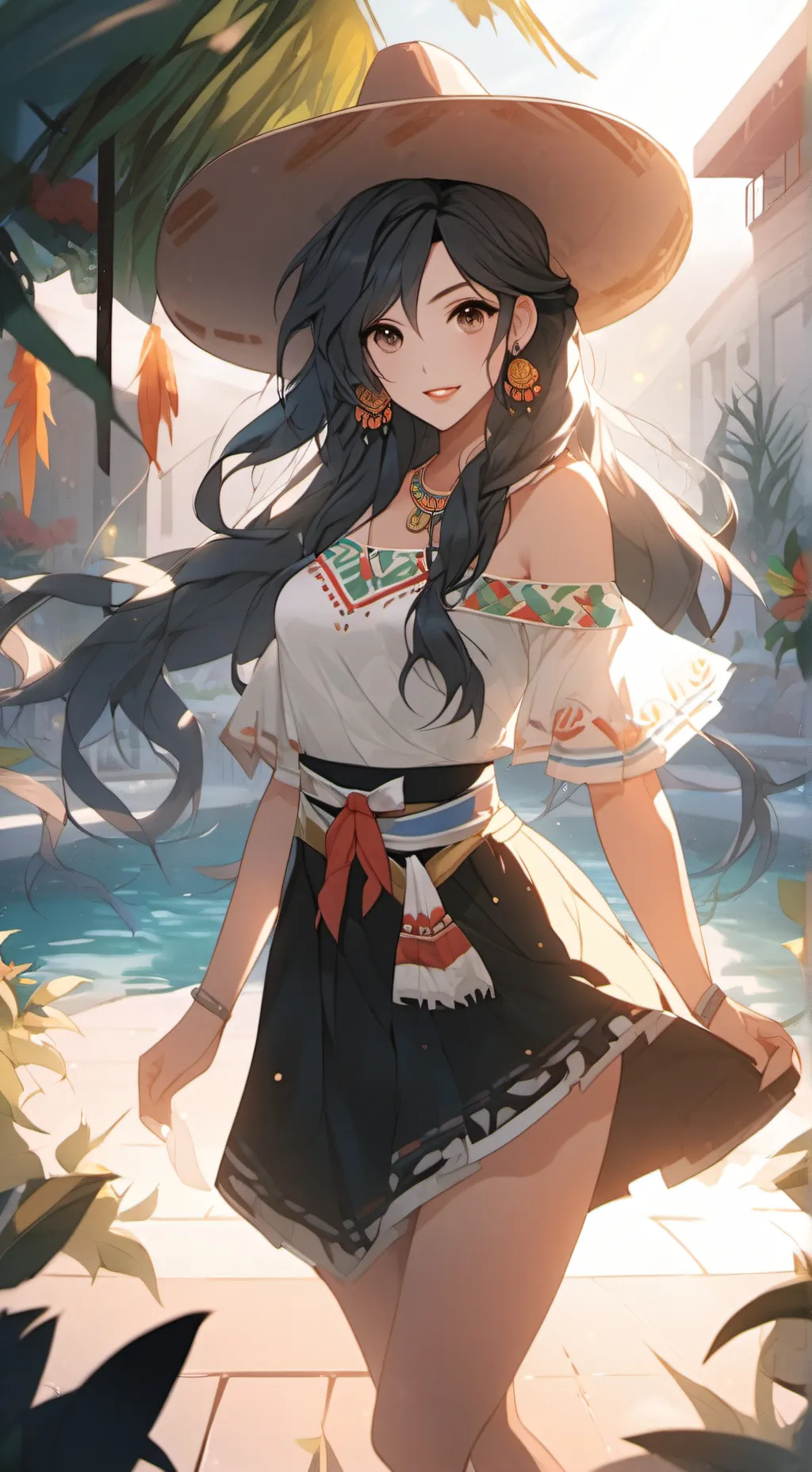 ai character: Milagros  background