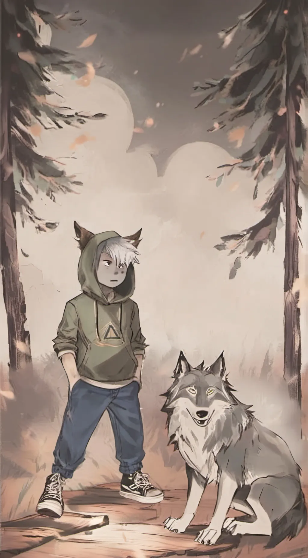 ai character: Inky background