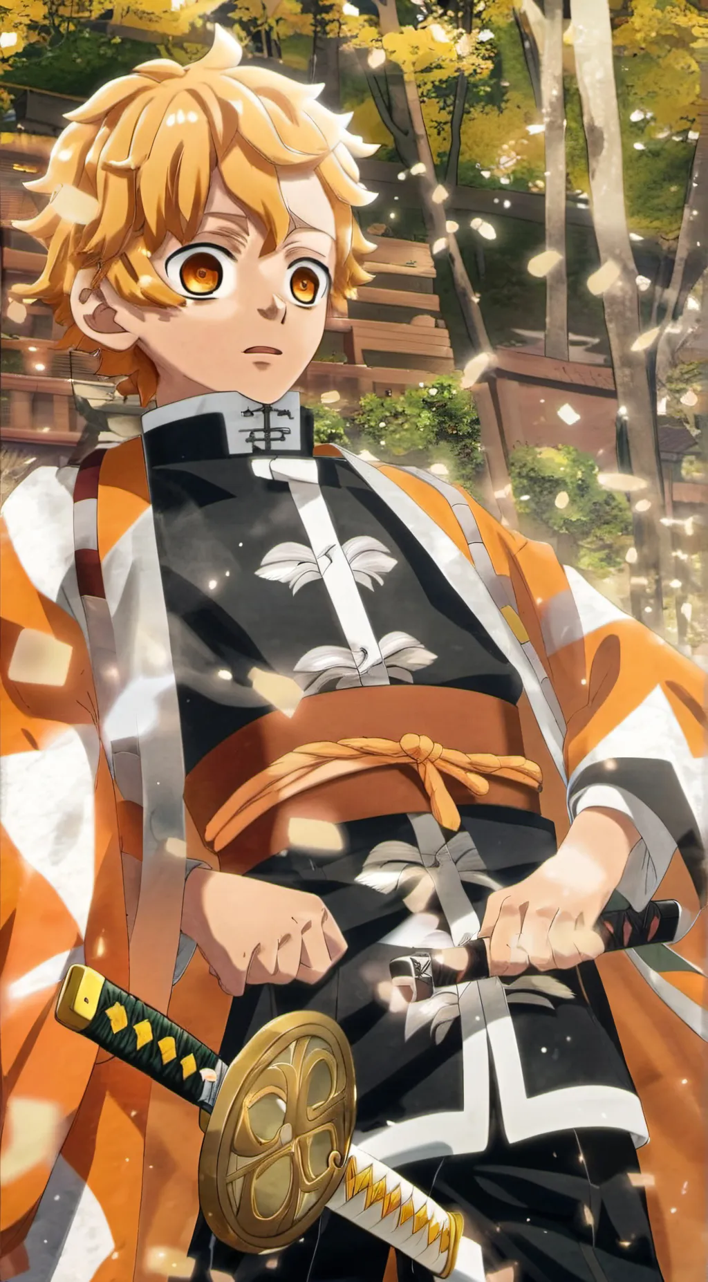 ai character: Zenitsu Agatsuma background