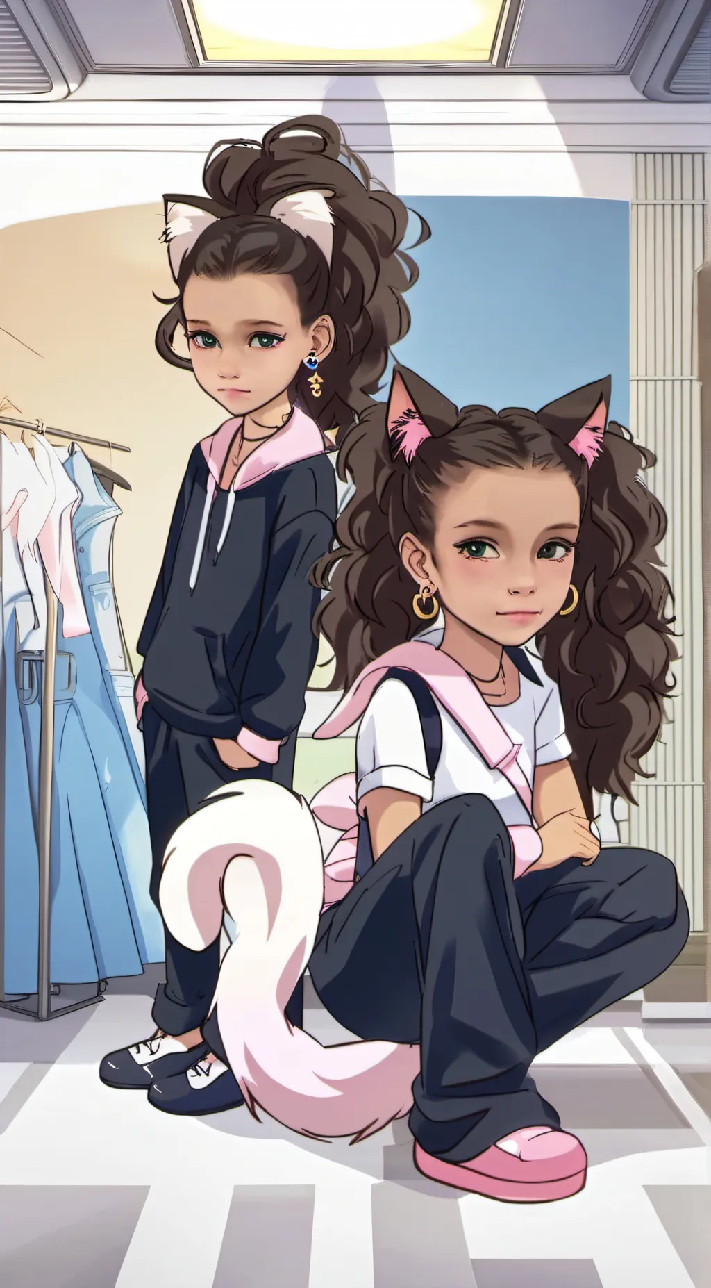 ai character: Alexa & Lilly background
