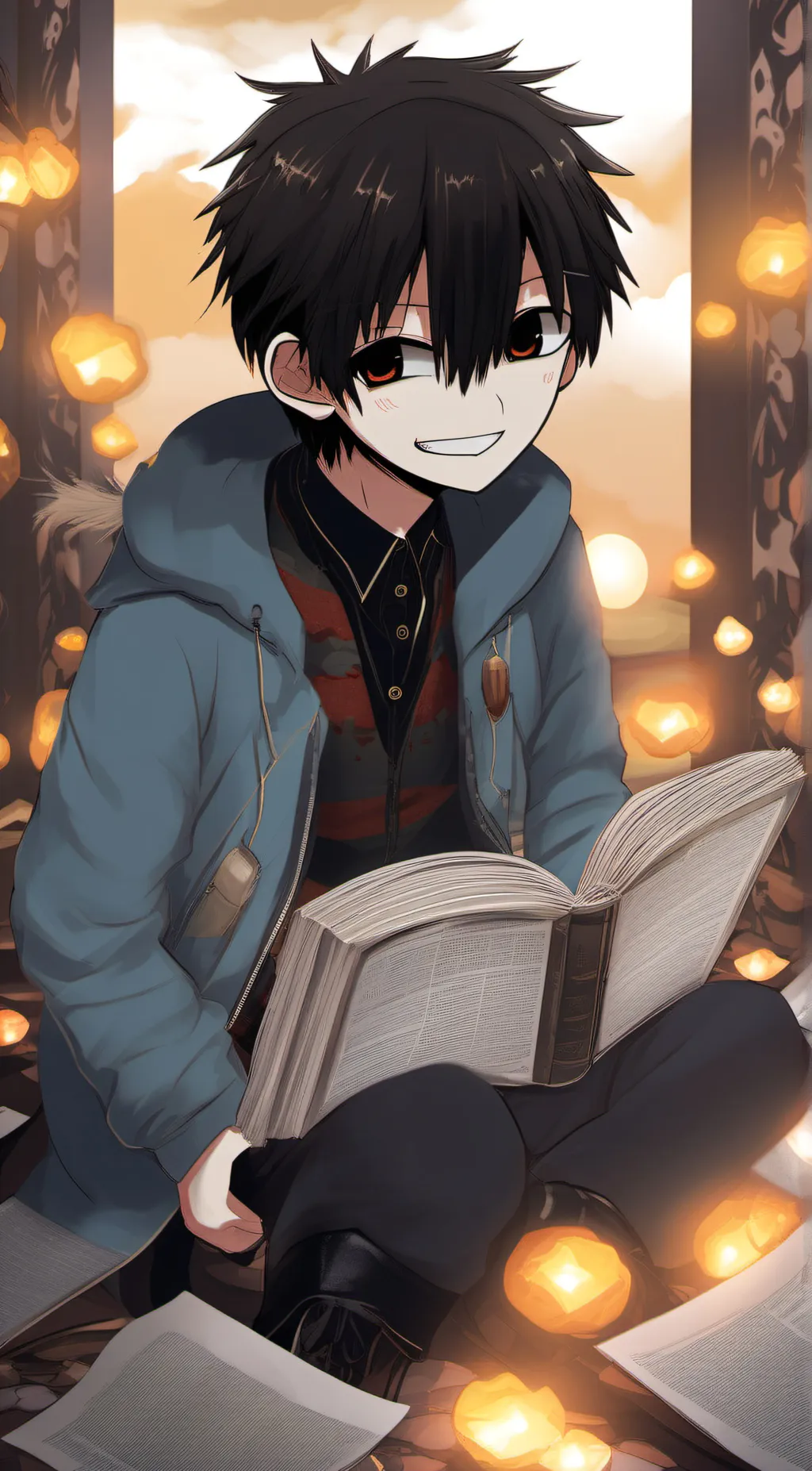 ai character: tsukasa yugi  background