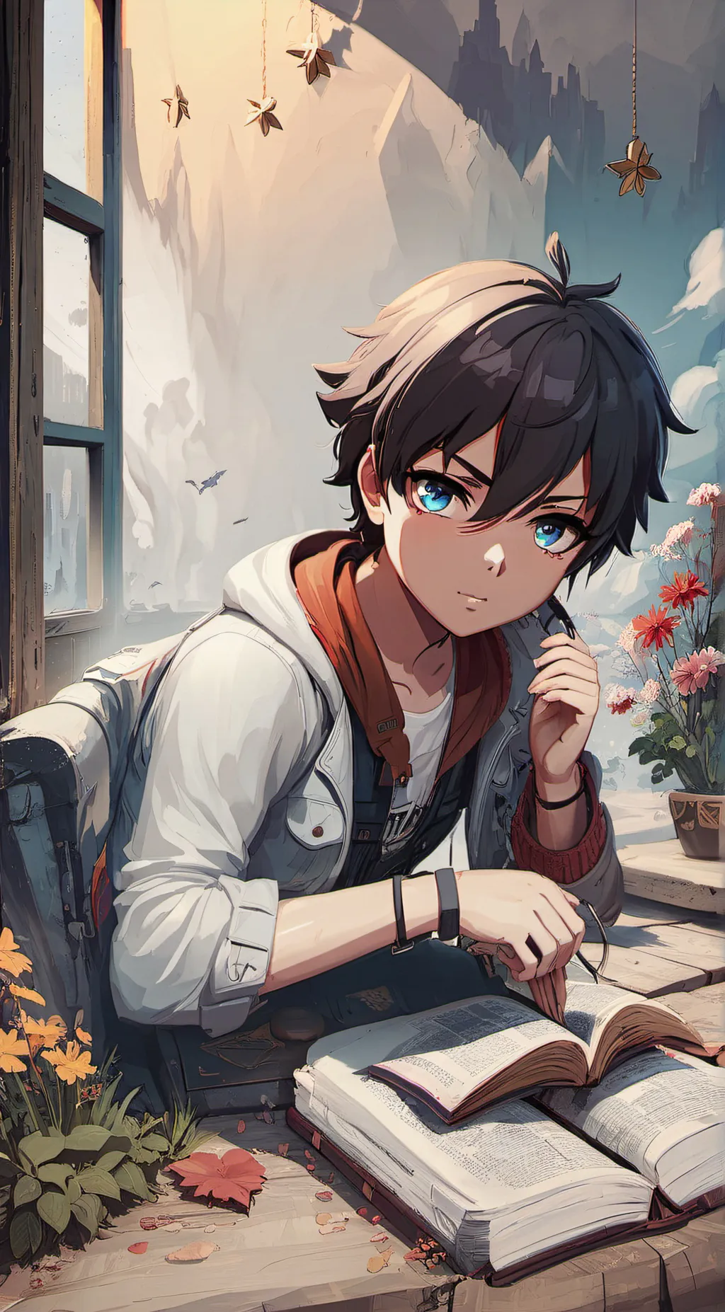 ai character: Serenity  background